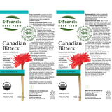 St. Francis Herb Canadian Bitters 100ml Digestive Bitters, Soothing relief of heartburn, indigestion, constipation, bloating, and gas - Nature's Source Inc