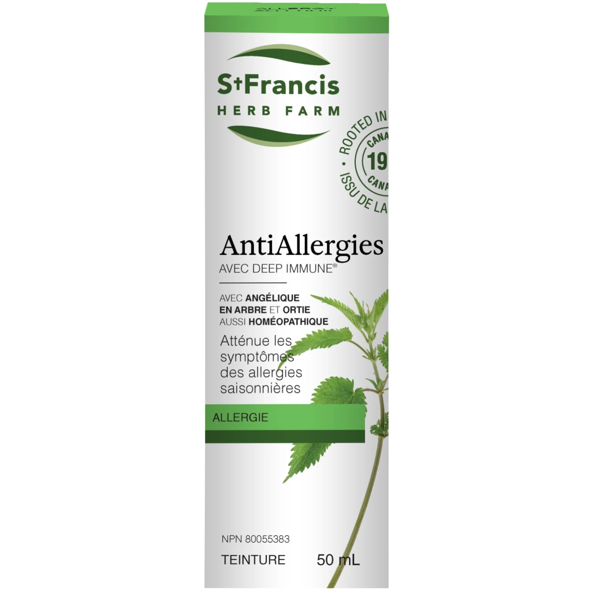 St. Francis Herb Farm Deep Immune for Allergies 50ml - Nature's Source Inc