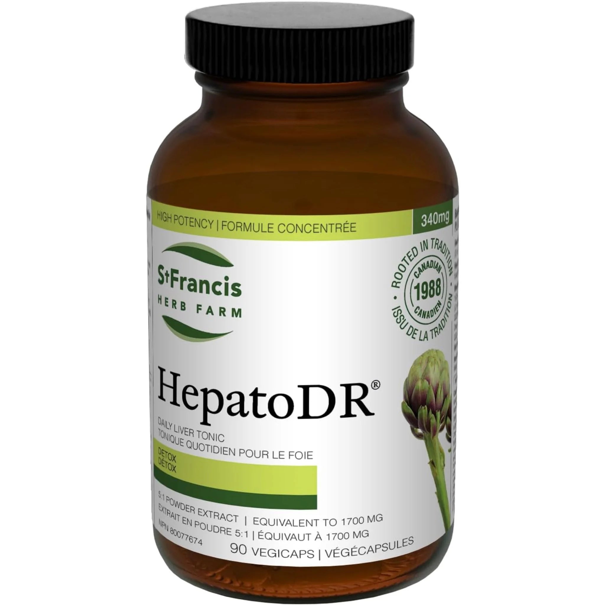 St. Francis Herb HepatoDR 90caps - Nature's Source Inc