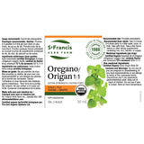 St. Francis Herb Oregano Oil 1:1 30ml - Nature's Source Inc
