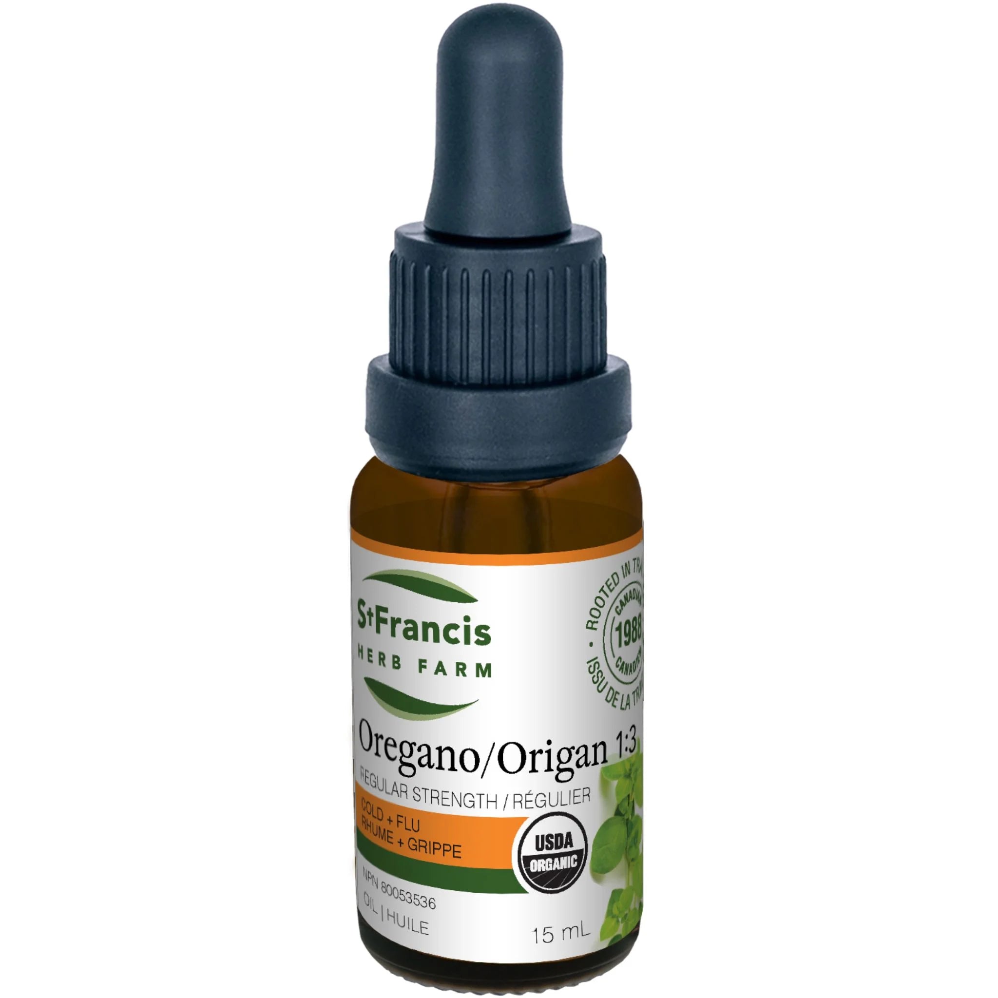 St. Francis Herb Farm Oreganum Plus 1:3 Oil 15ml - Nature's Source Inc