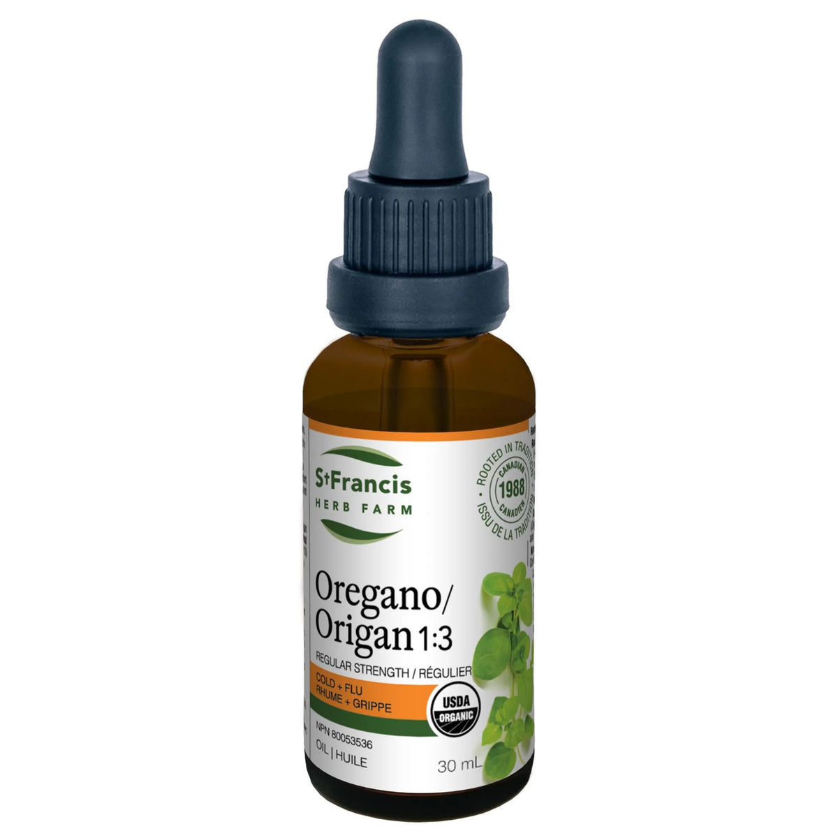 St. Francis Herb Farm Oreganum Plus 1:3 Oil 30ml - Nature's Source Inc