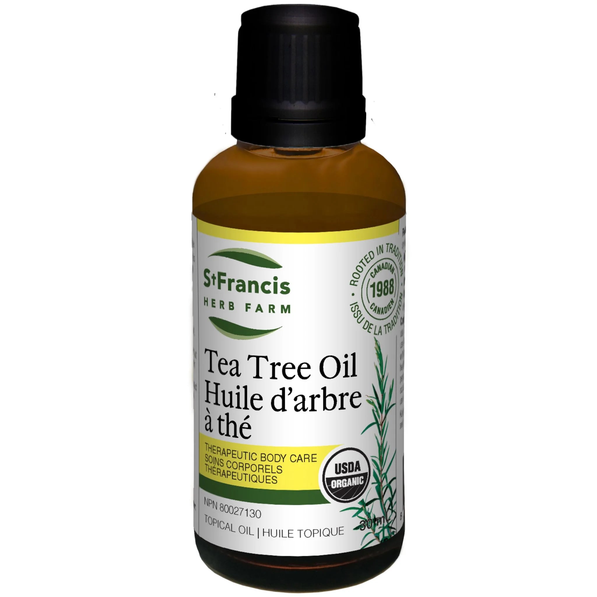 St. Francis Herb Farm Tea Tree Oil 30ml - Nature's Source Inc