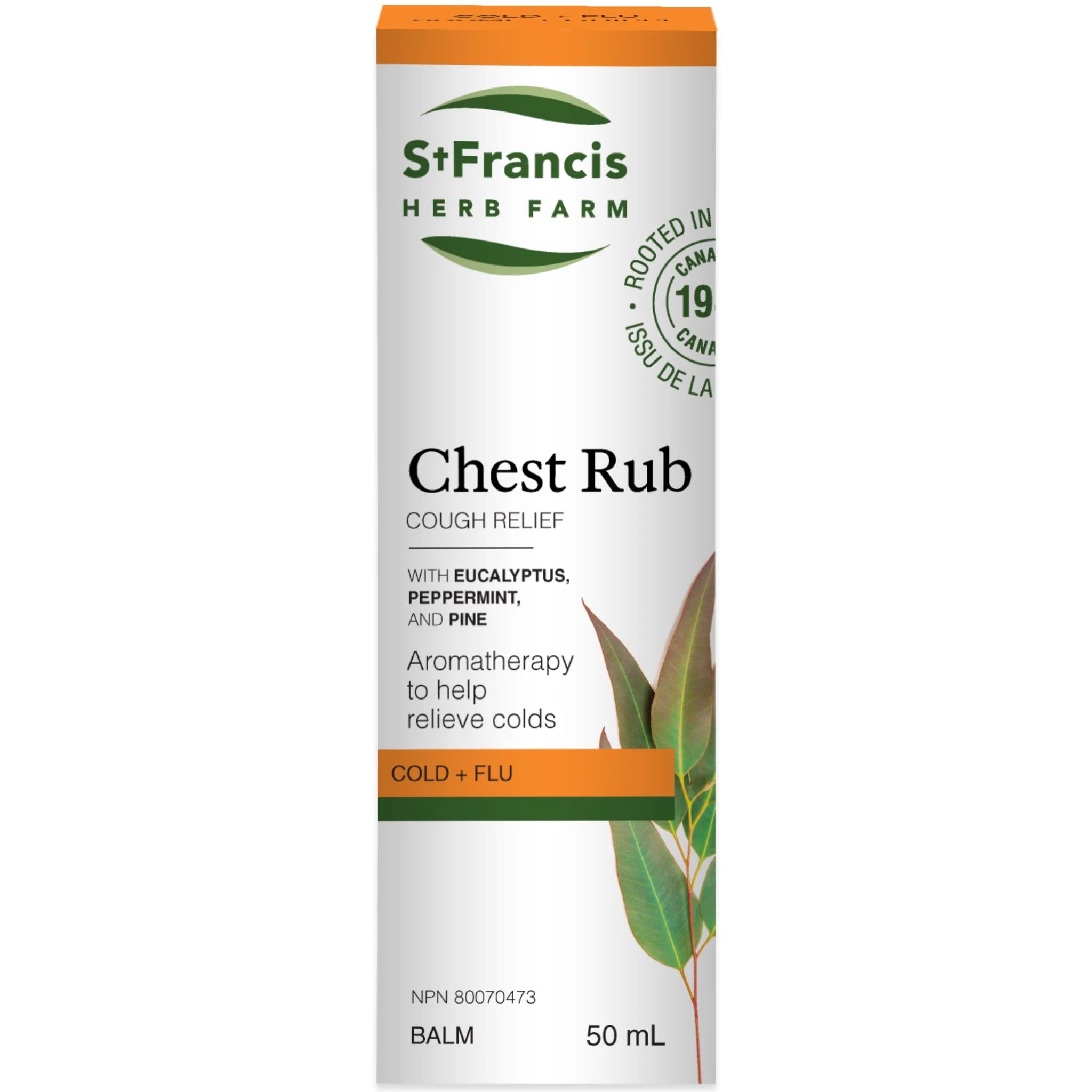 St. Francis Herb Chest Rub 50ml - Nature's Source Inc
