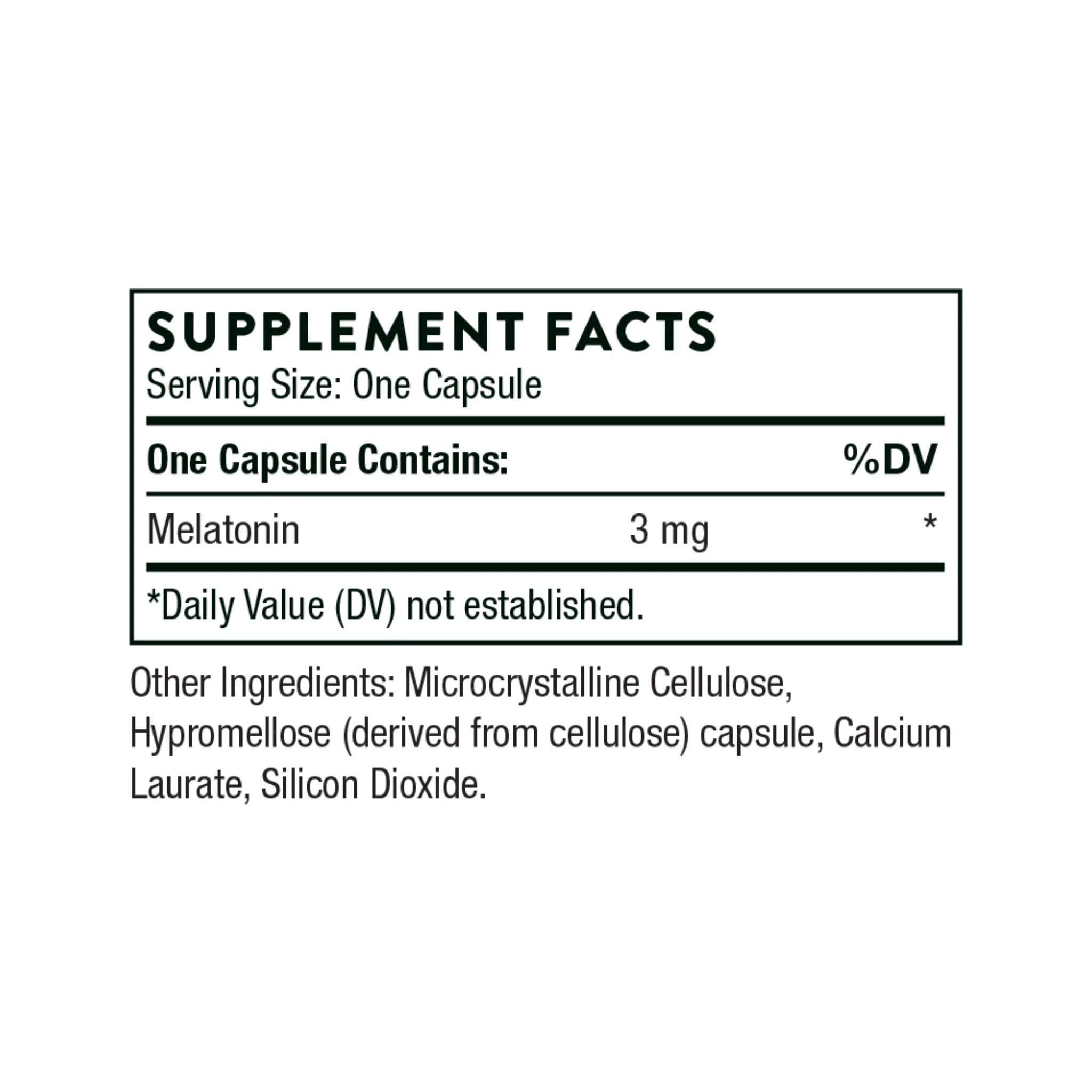 Thorne Melaton-3 60 Capsules