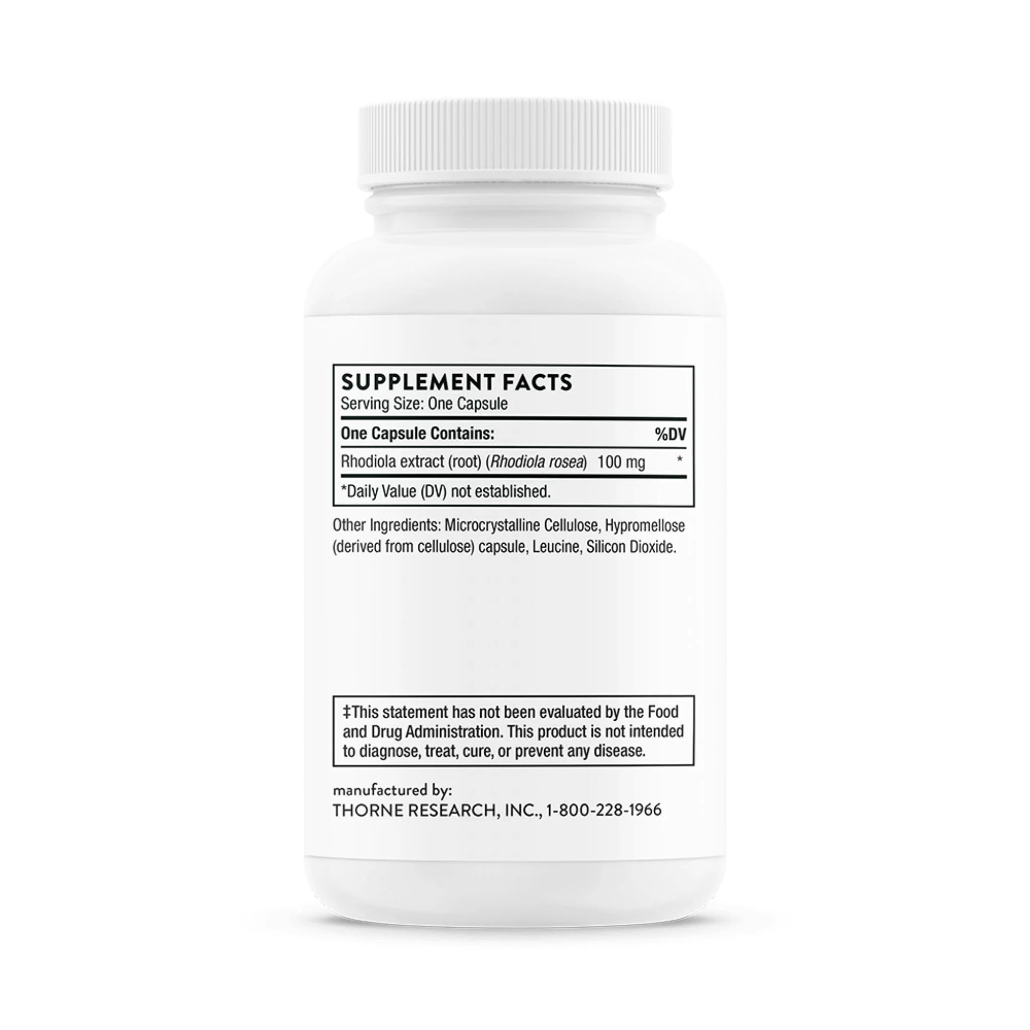 Thorne Rhodiola - 60 Capsules
