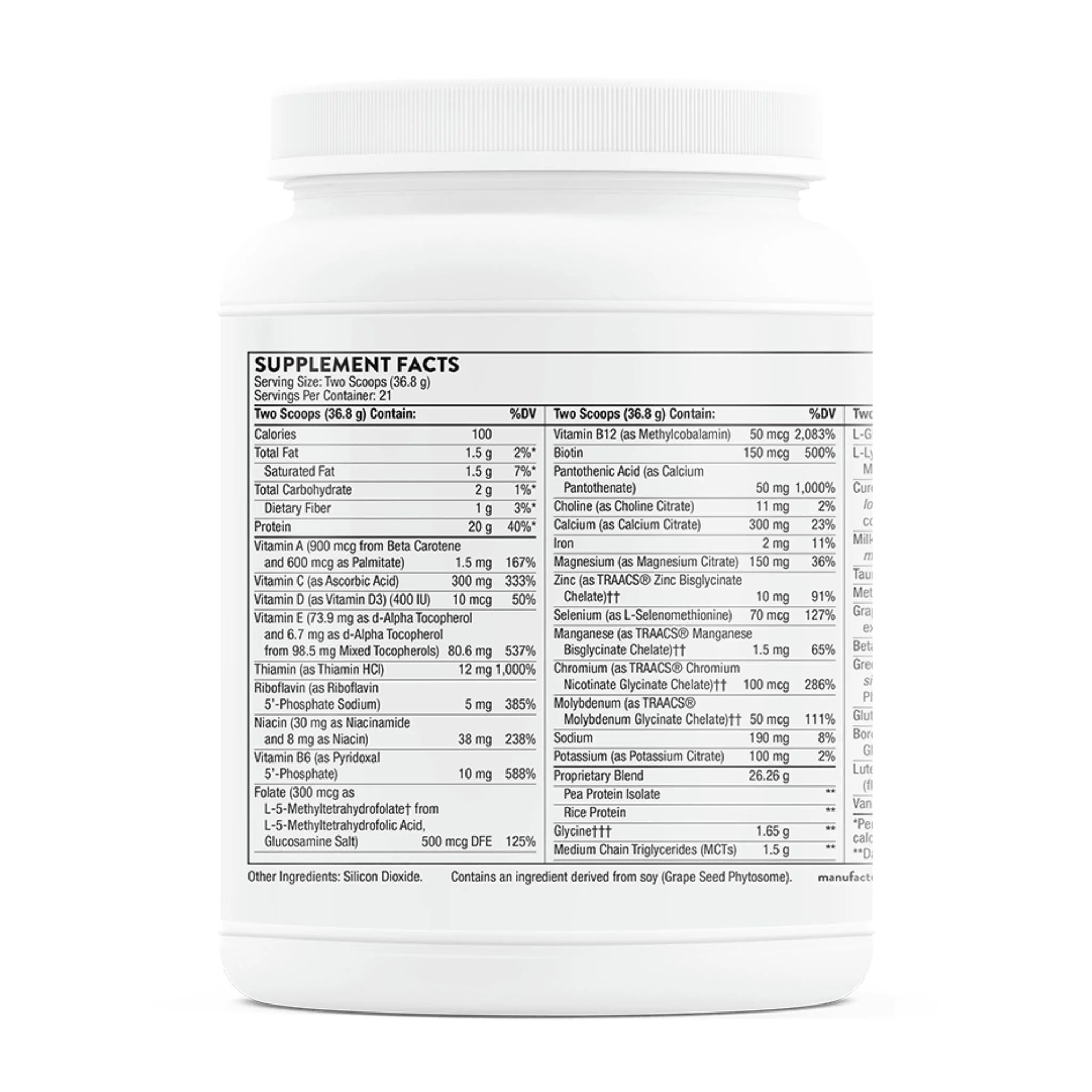 Thorne Mediclear Plus, 773g - Nature's Source Inc