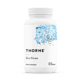 Thorne Zinc Citrate 30mg - 60 Capsules - Nature's Source Inc