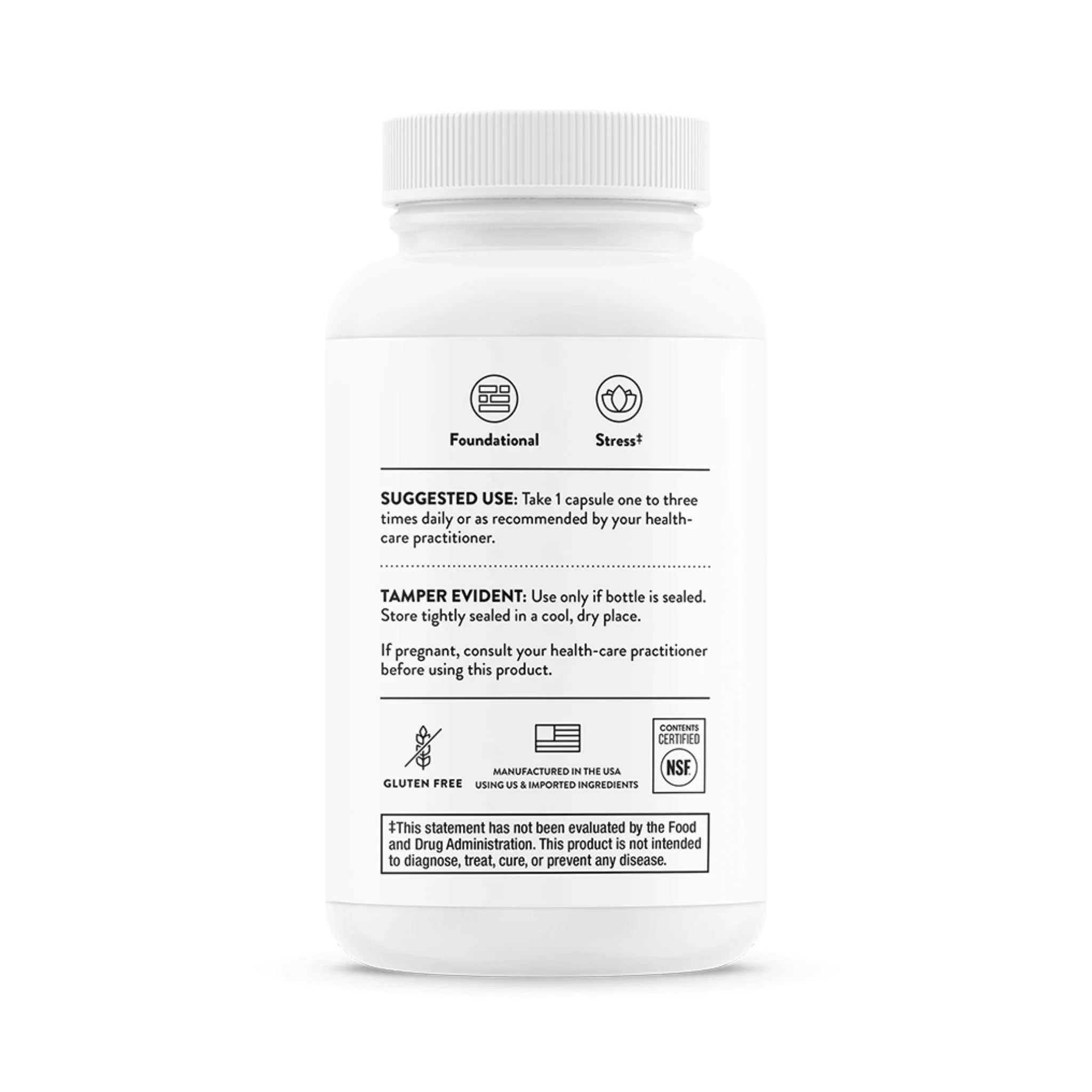 Thorne Stress B Complex - 60 Capsules - Nature's Source Inc