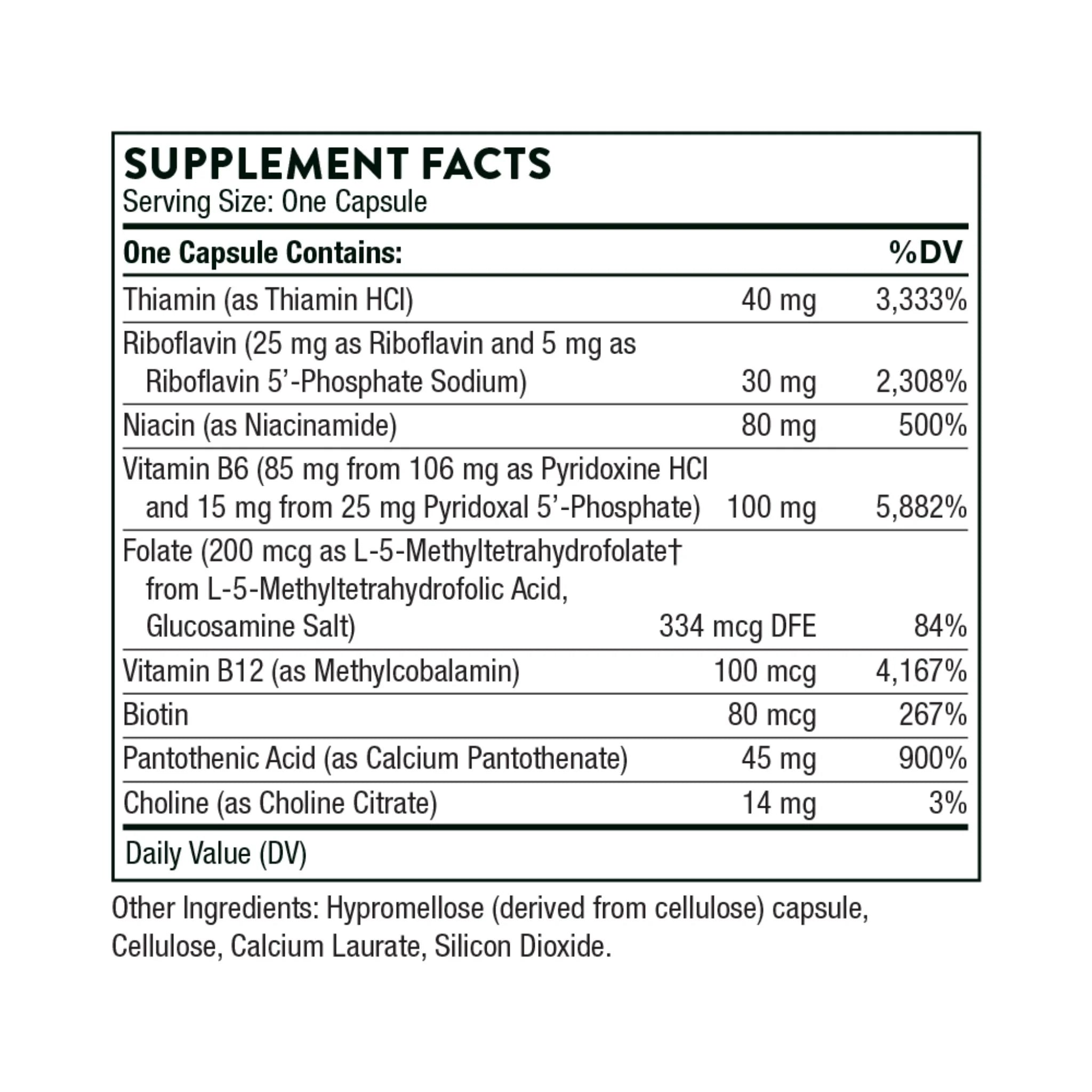 Thorne B-Complex #6 60 Capsules
