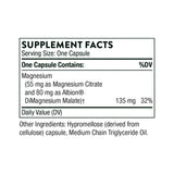 Thorne Magnesium Citramate 135mg 90 Veg-Caps