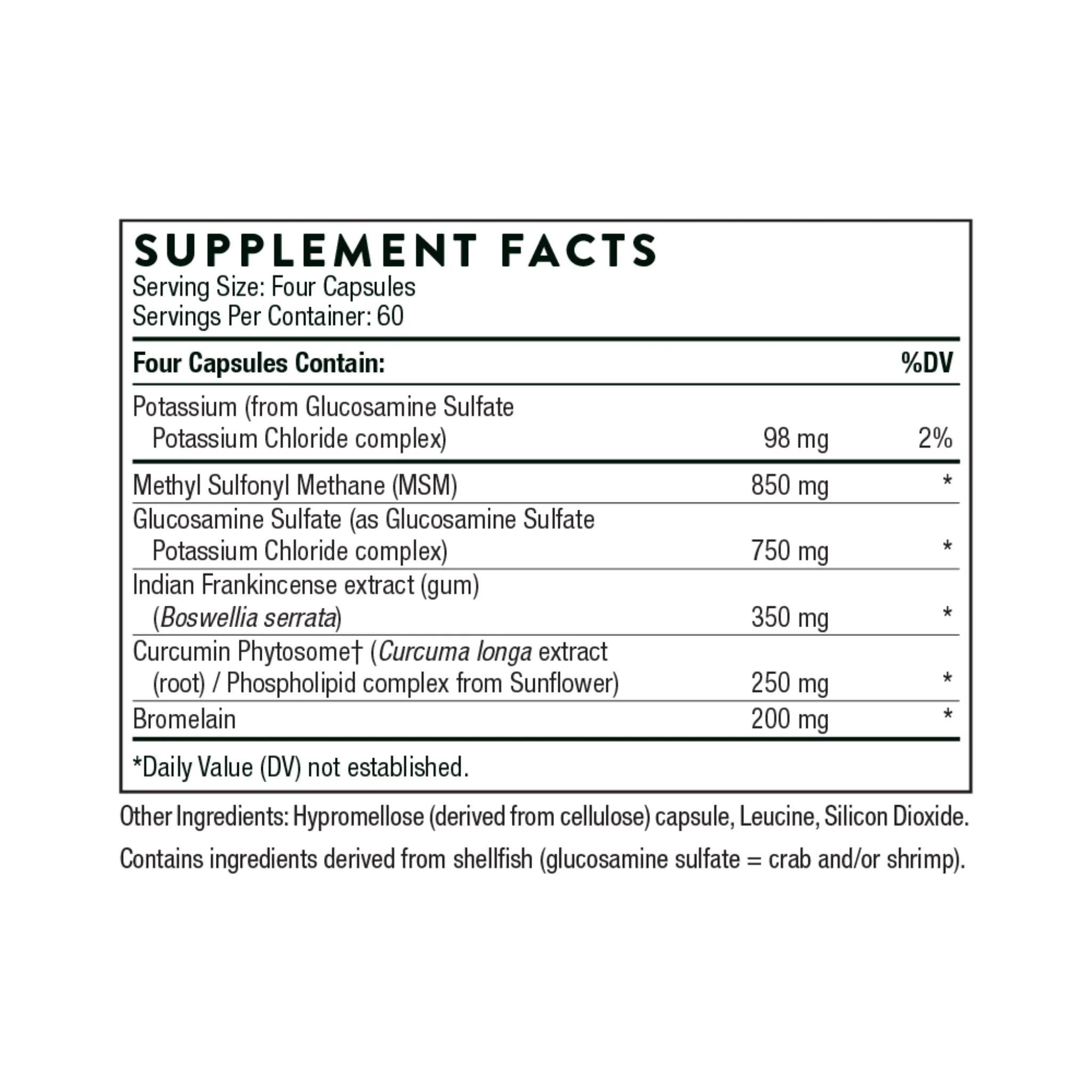 Thorne Joint Support Nutrients 240 Capsules - Nature's Source Inc