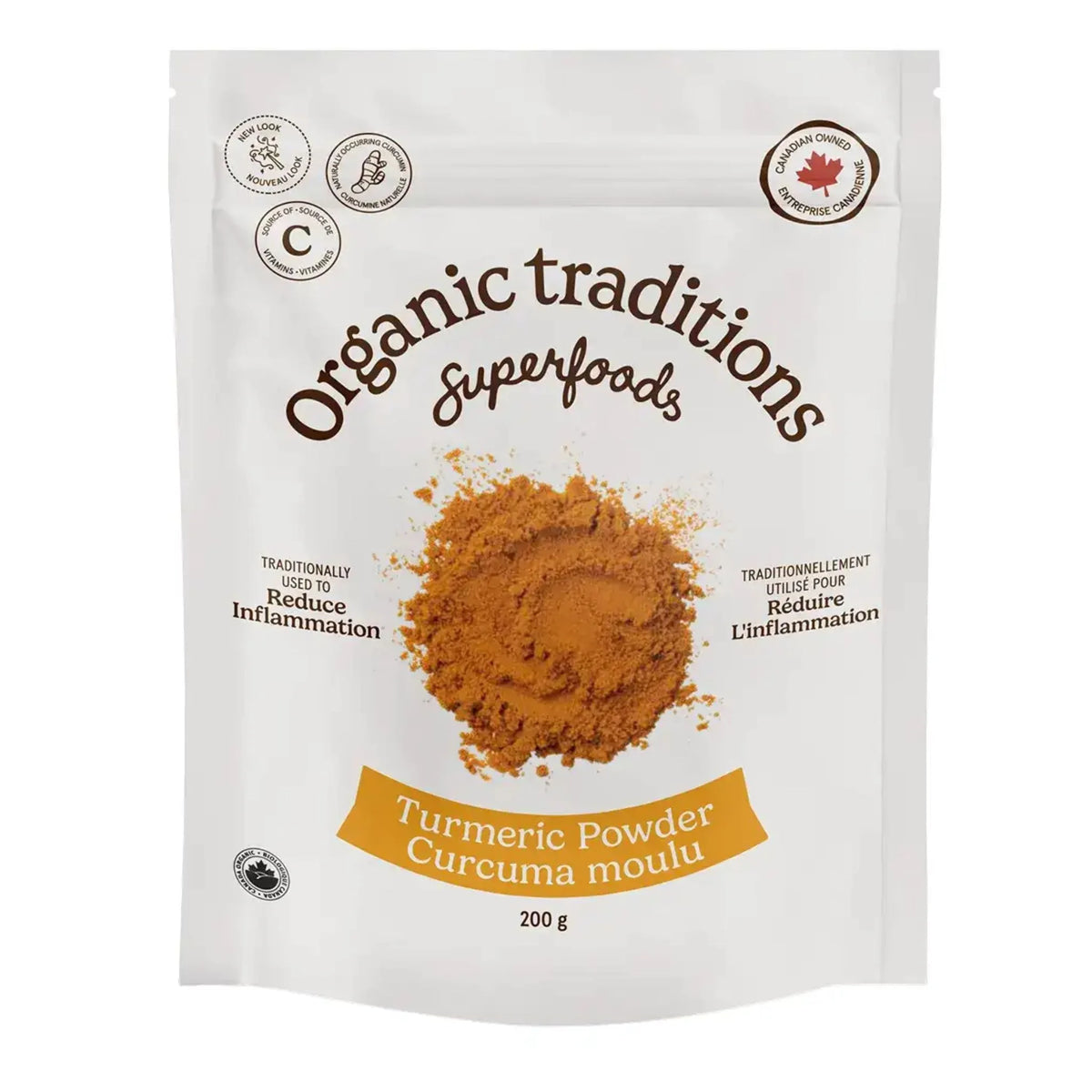 Organic Traditions Turmeric Powder - 200g