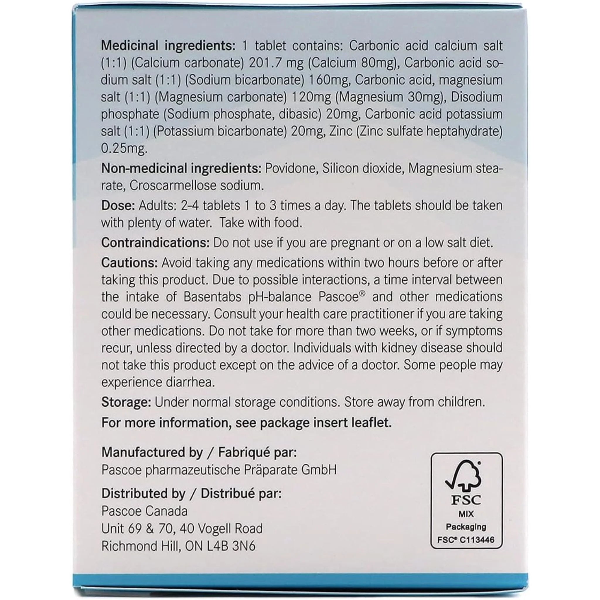 Pascoe Basentabs pH-balance 200T