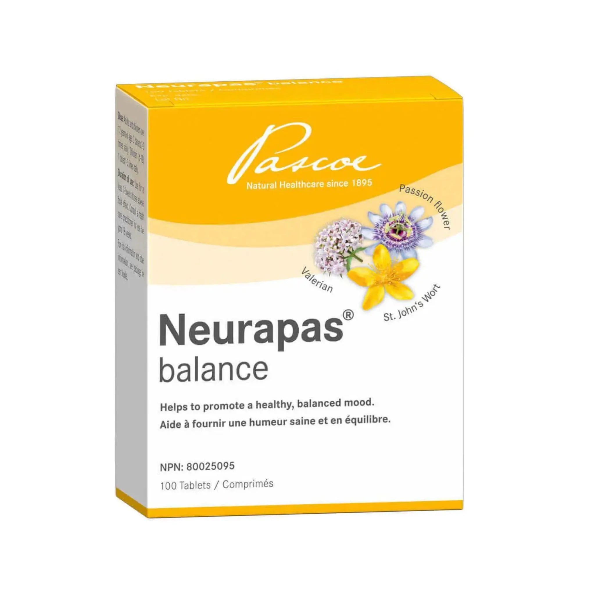 Pascoe Canada Neurapas 100 Tablets - Nature's Source Inc