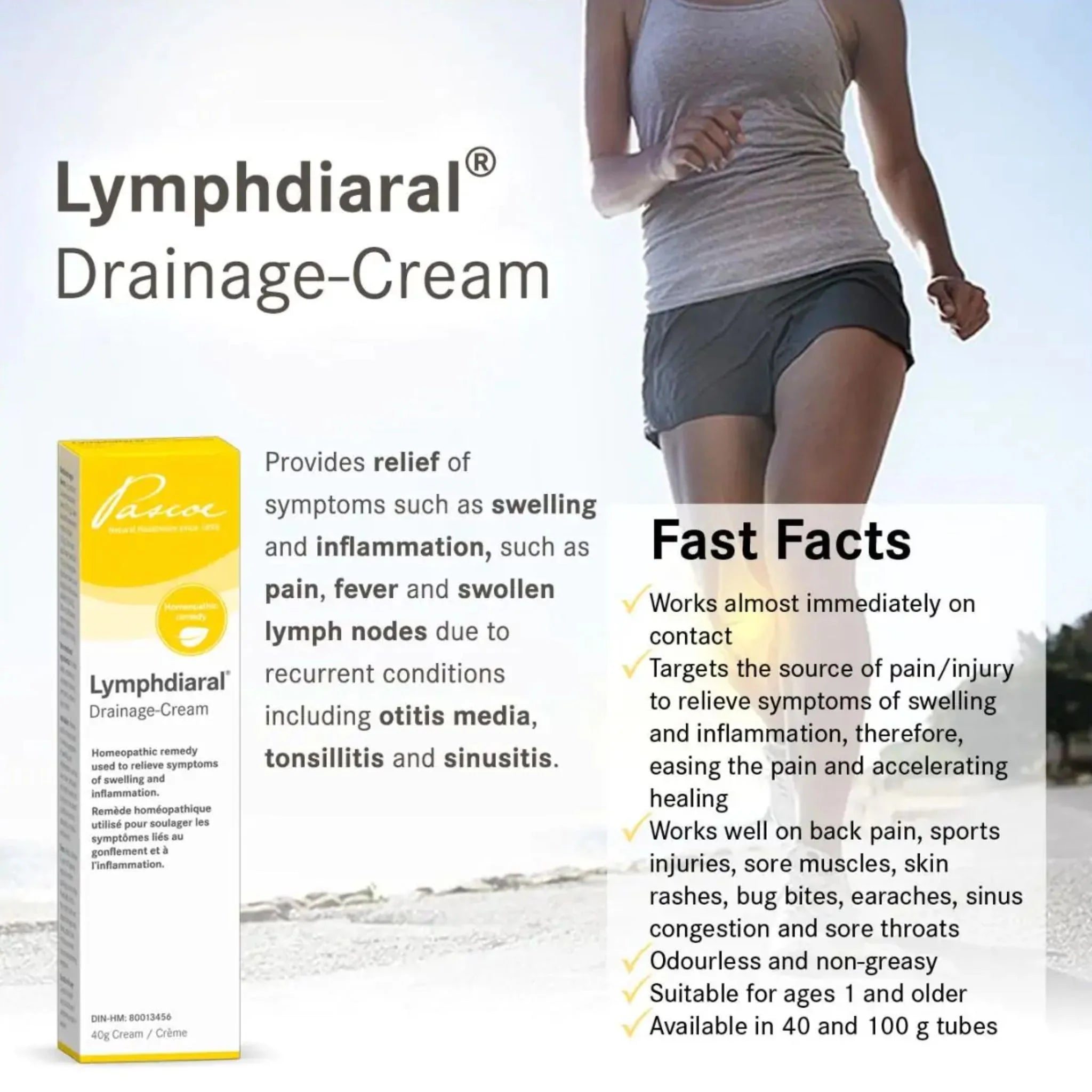 Pascoe Canada Lymphdiaral Cream Sensitive 40g