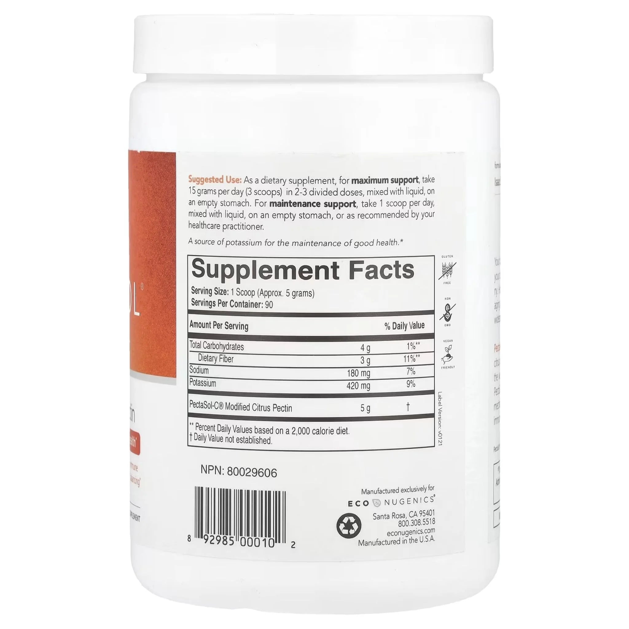 EcoNugenics PectaSol-C 454g