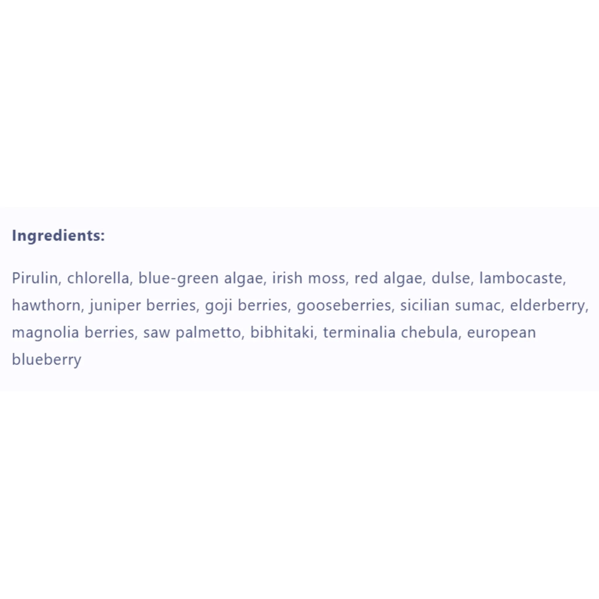 Schinoussa Raw Sea Vegetables Berry 270g
