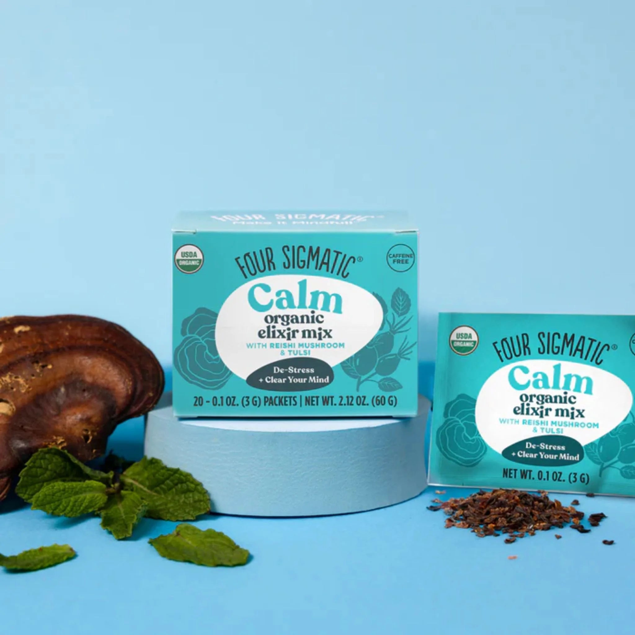 Four Sigmatic Organic Calm Elixir with Reishi 20 Sachets