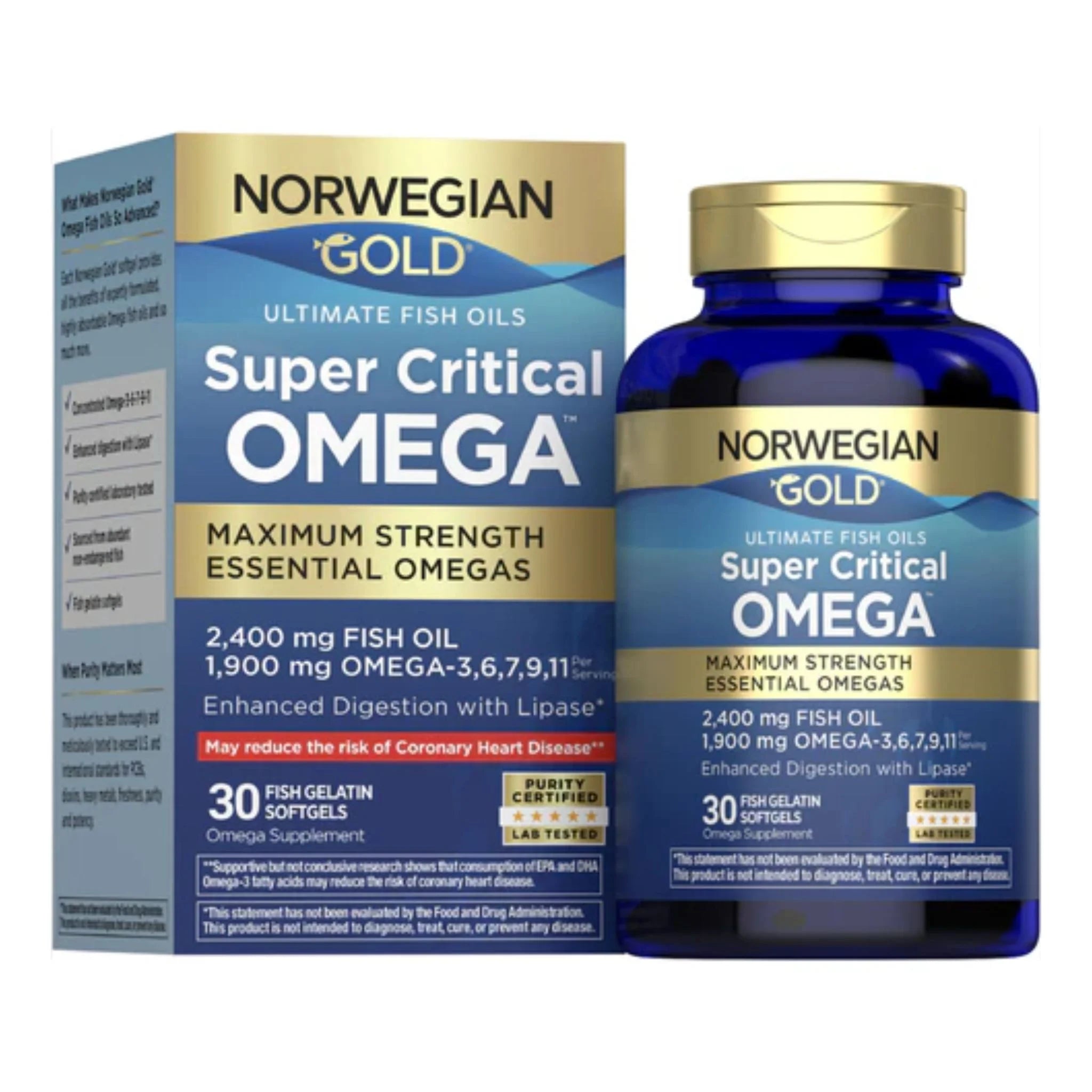 Renew Life Norwegian Gold Super Critical Omega 30 Softgels - Nature's Source Inc