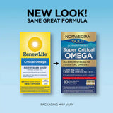 Renew Life Norwegian Gold Super Critical Omega 30 Softgels - Nature's Source Inc