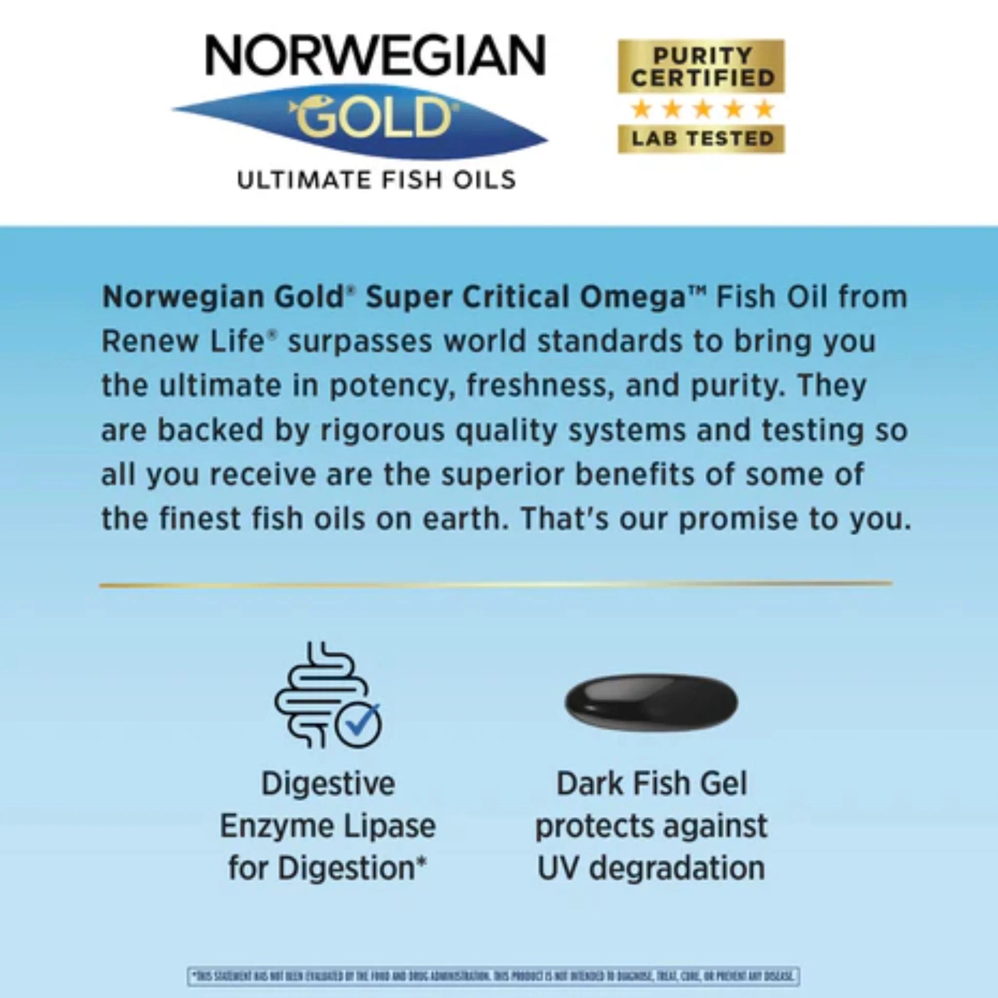 Renew Life Norwegian Gold Super Critical Omega 30 Softgels - Nature's Source Inc