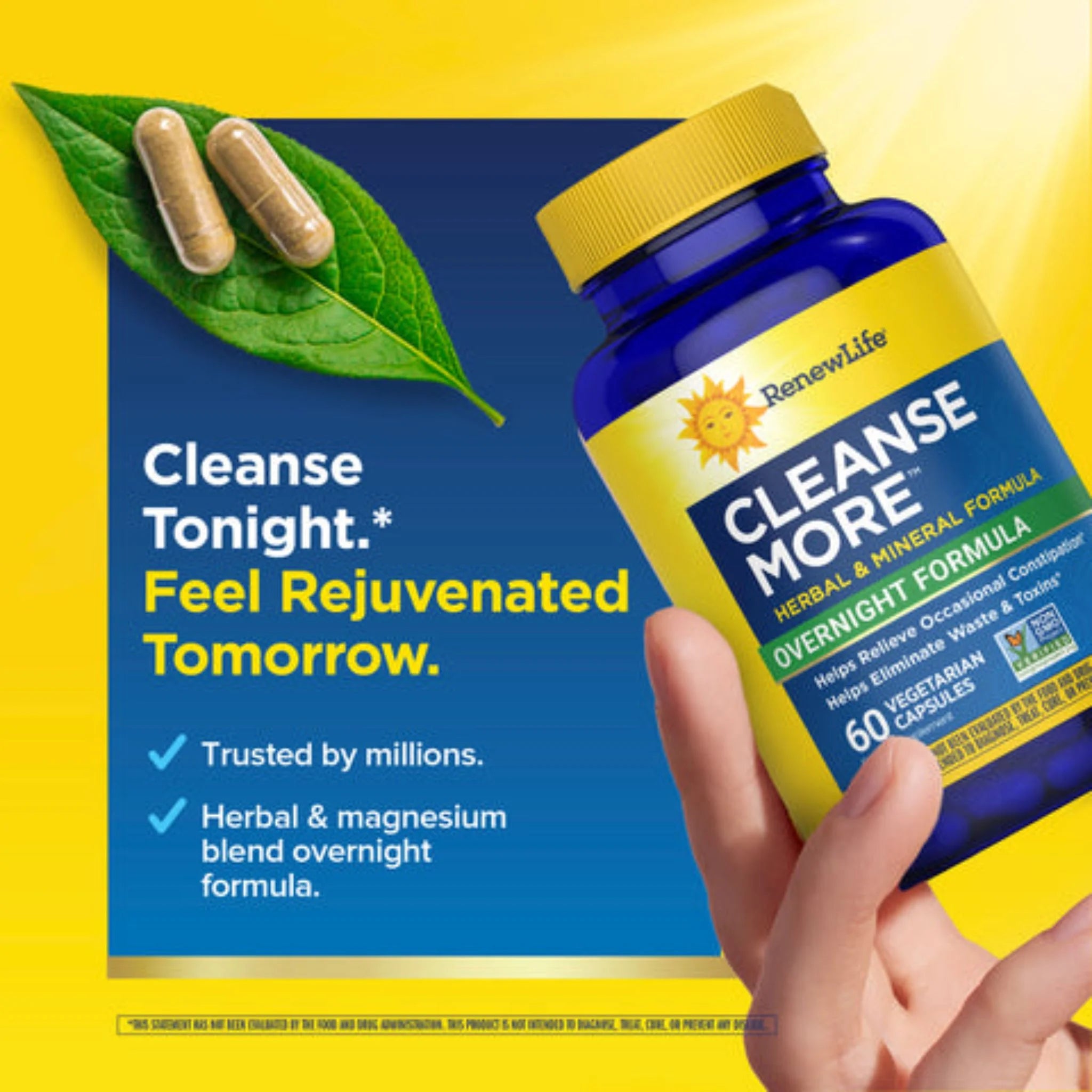 Renew Life CleanseMORE 60 Veg-Caps