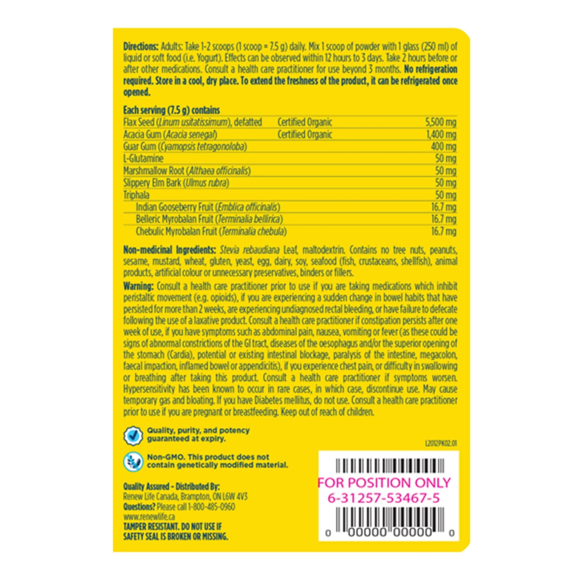 Renew Life FibreSMART 454g