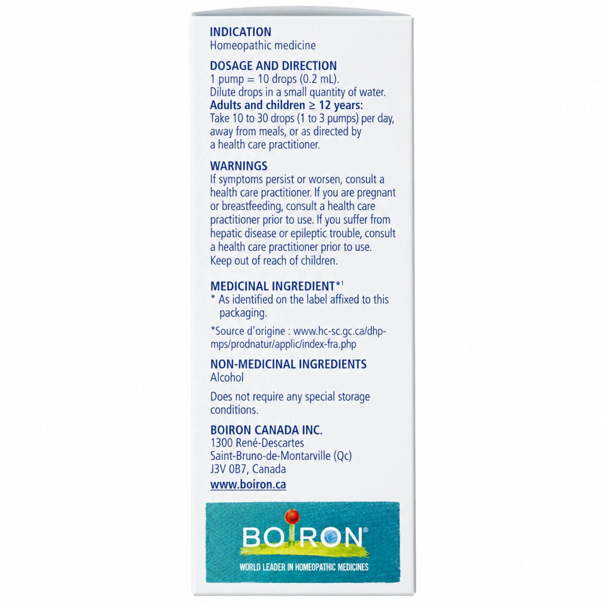 Boiron Aconitum 200ch Liquid 30mL