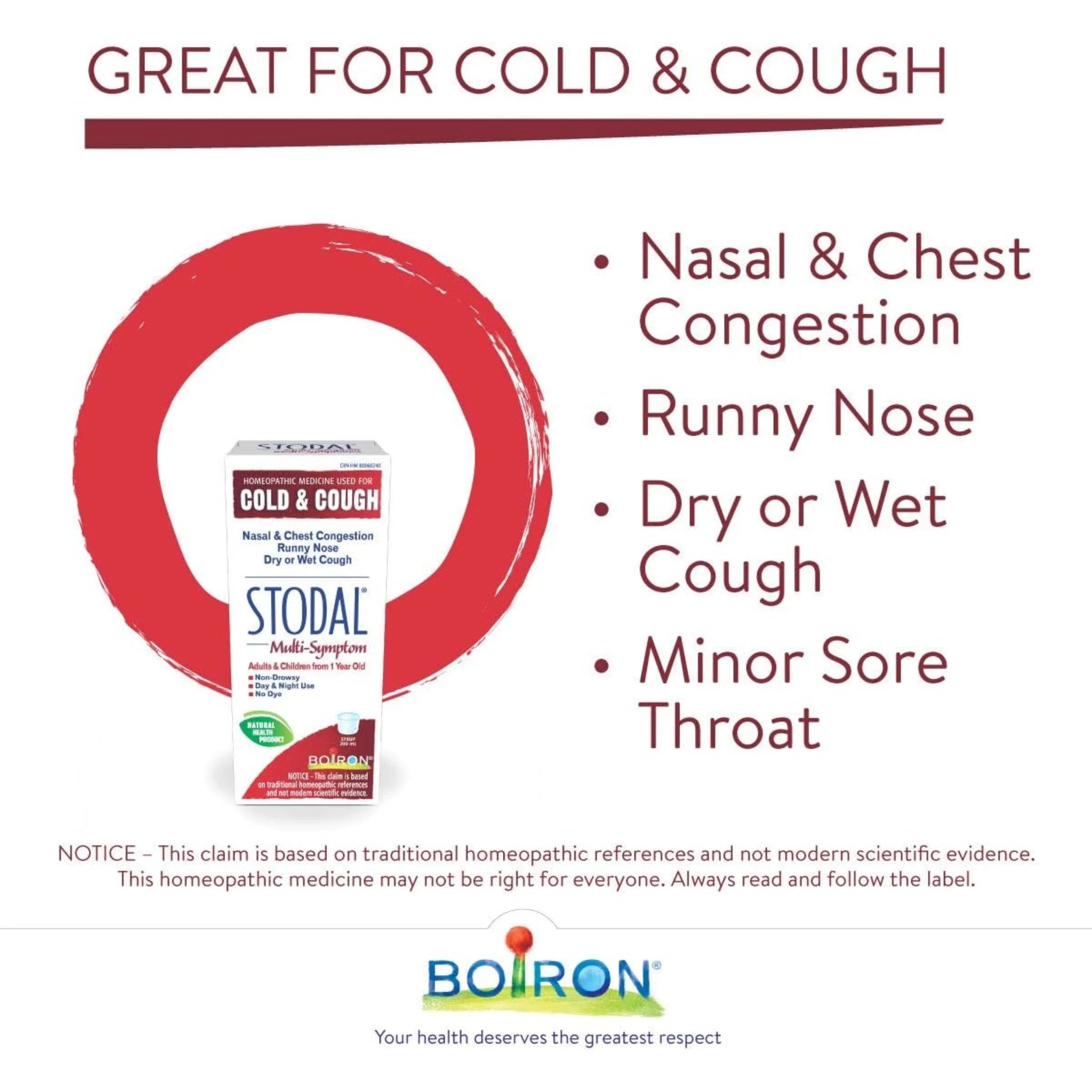 Boiron Stodal Cold & Cough 200ml