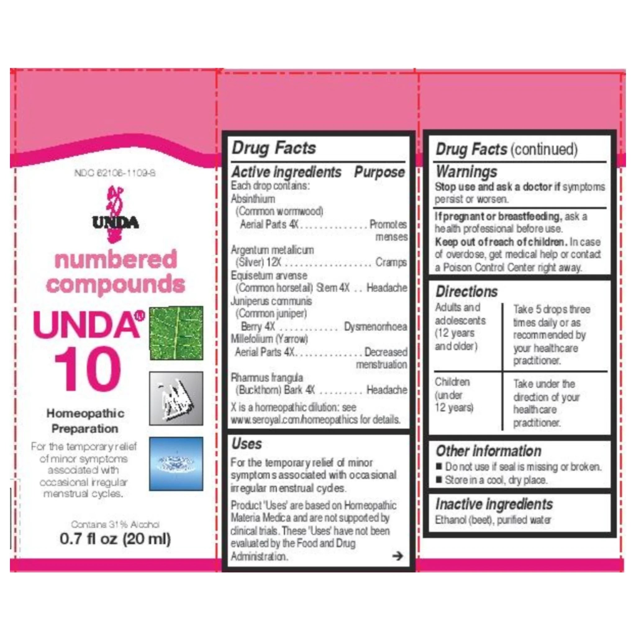 UNDA 10 20ml - Nature's Source Inc