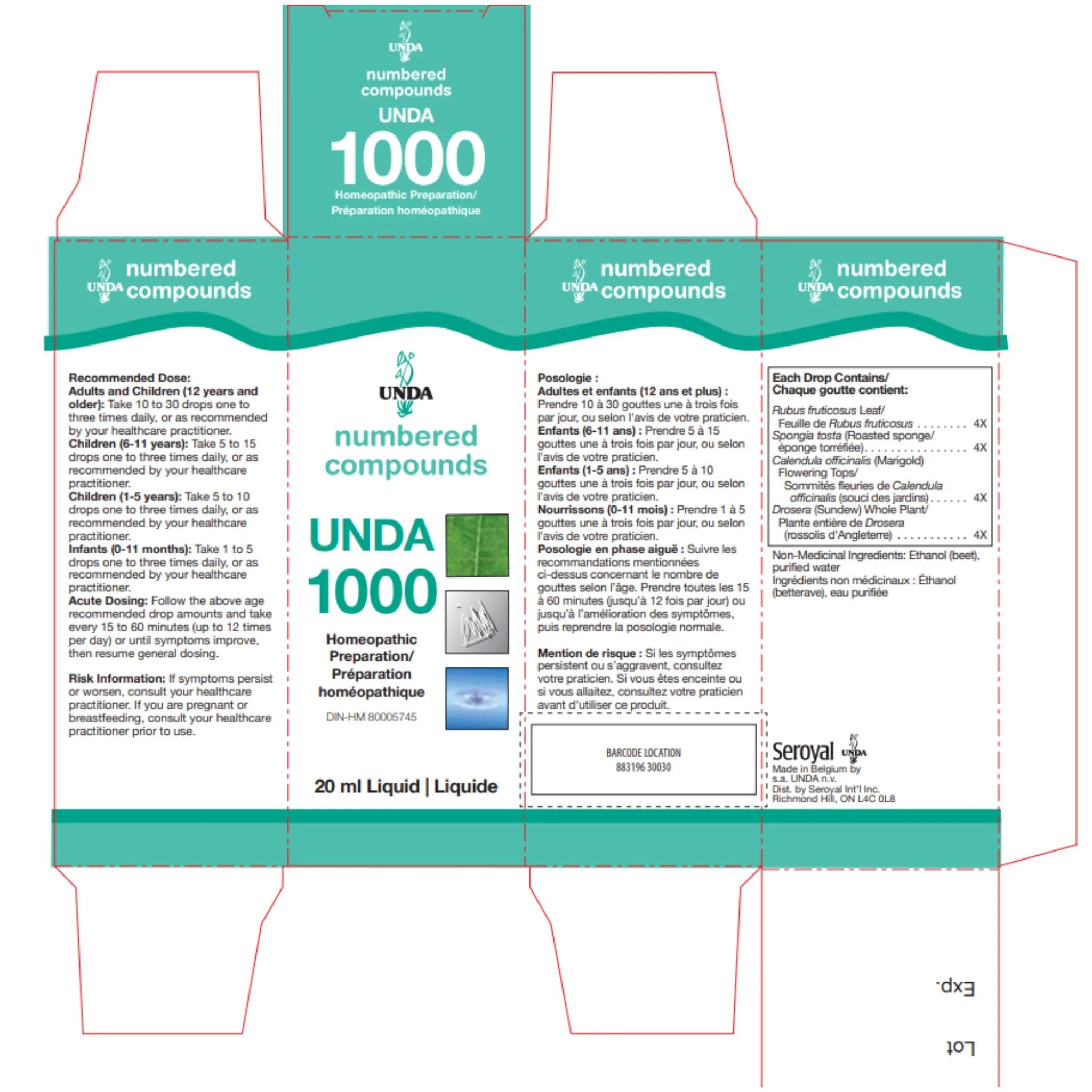 UNDA 1000 20ml
