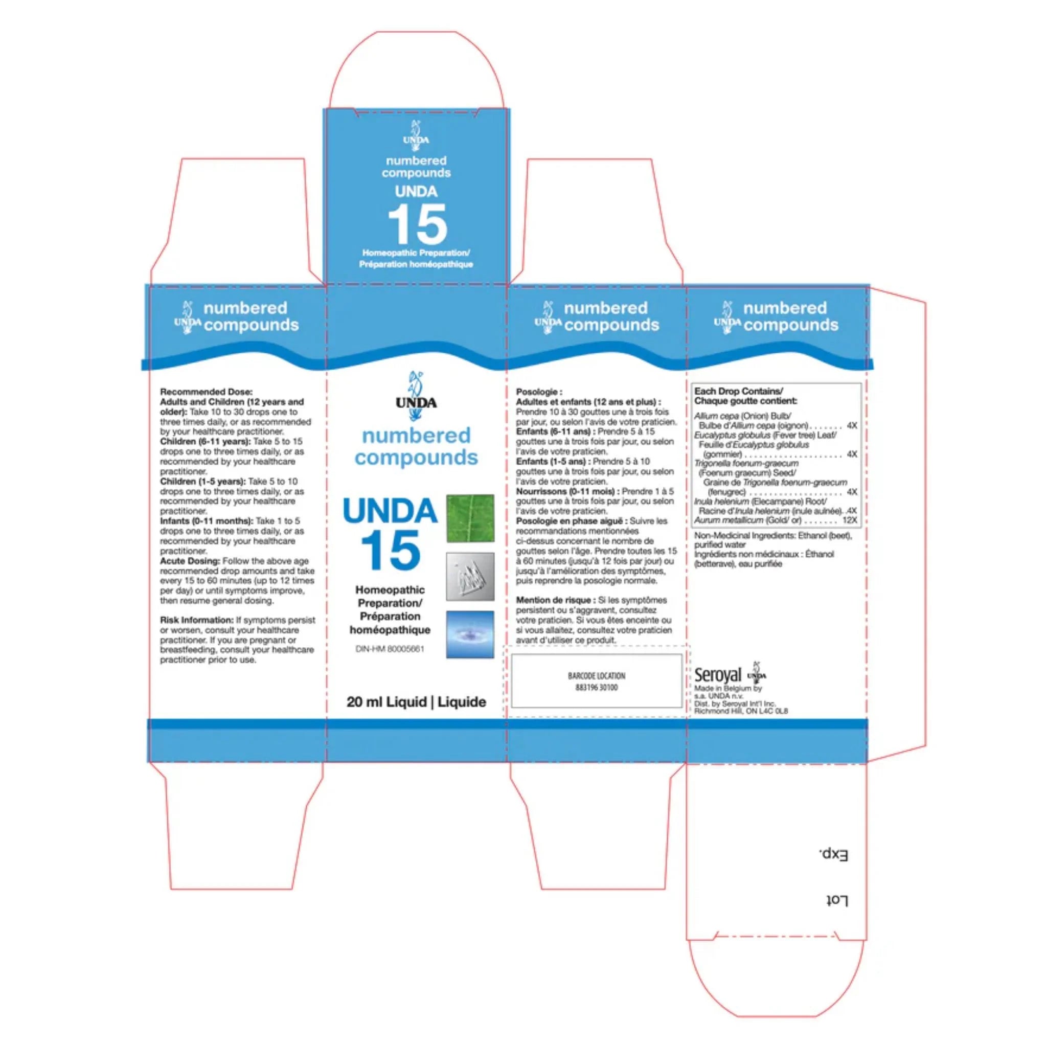 UNDA 15 20ml