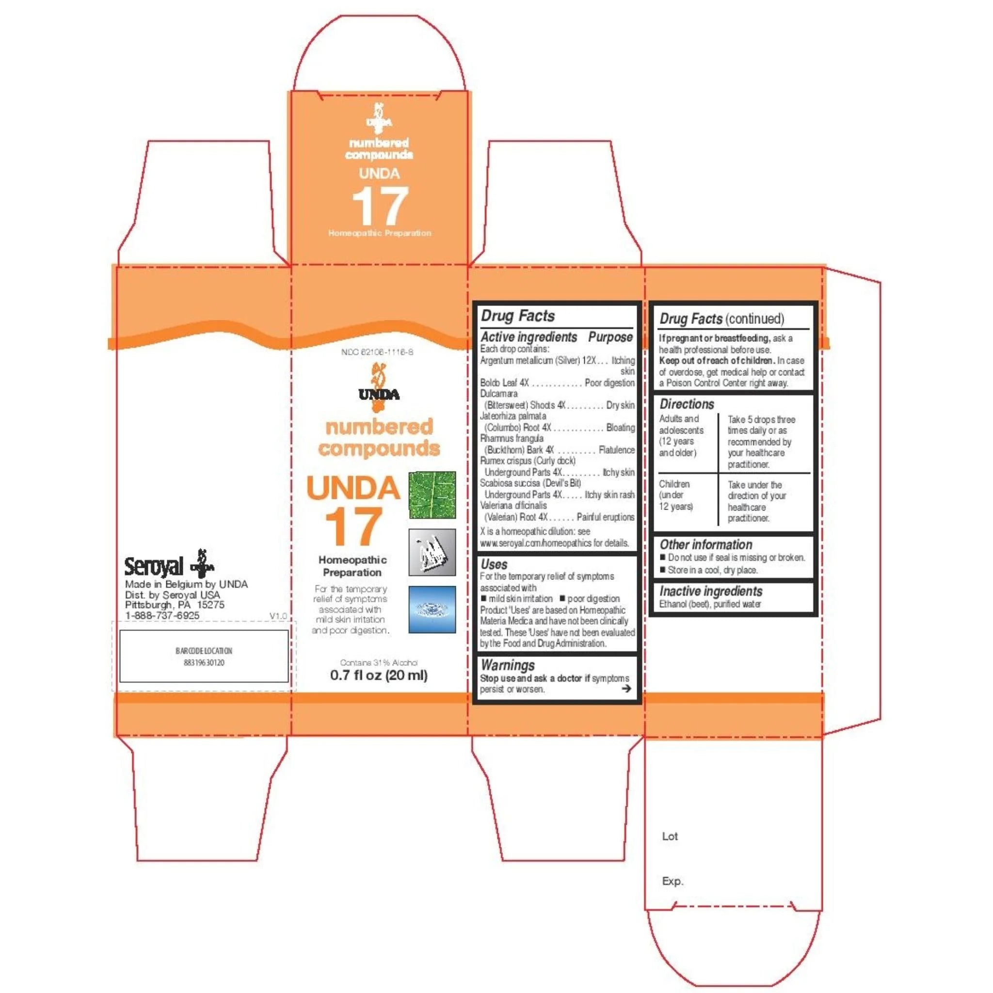 UNDA 17 20ml