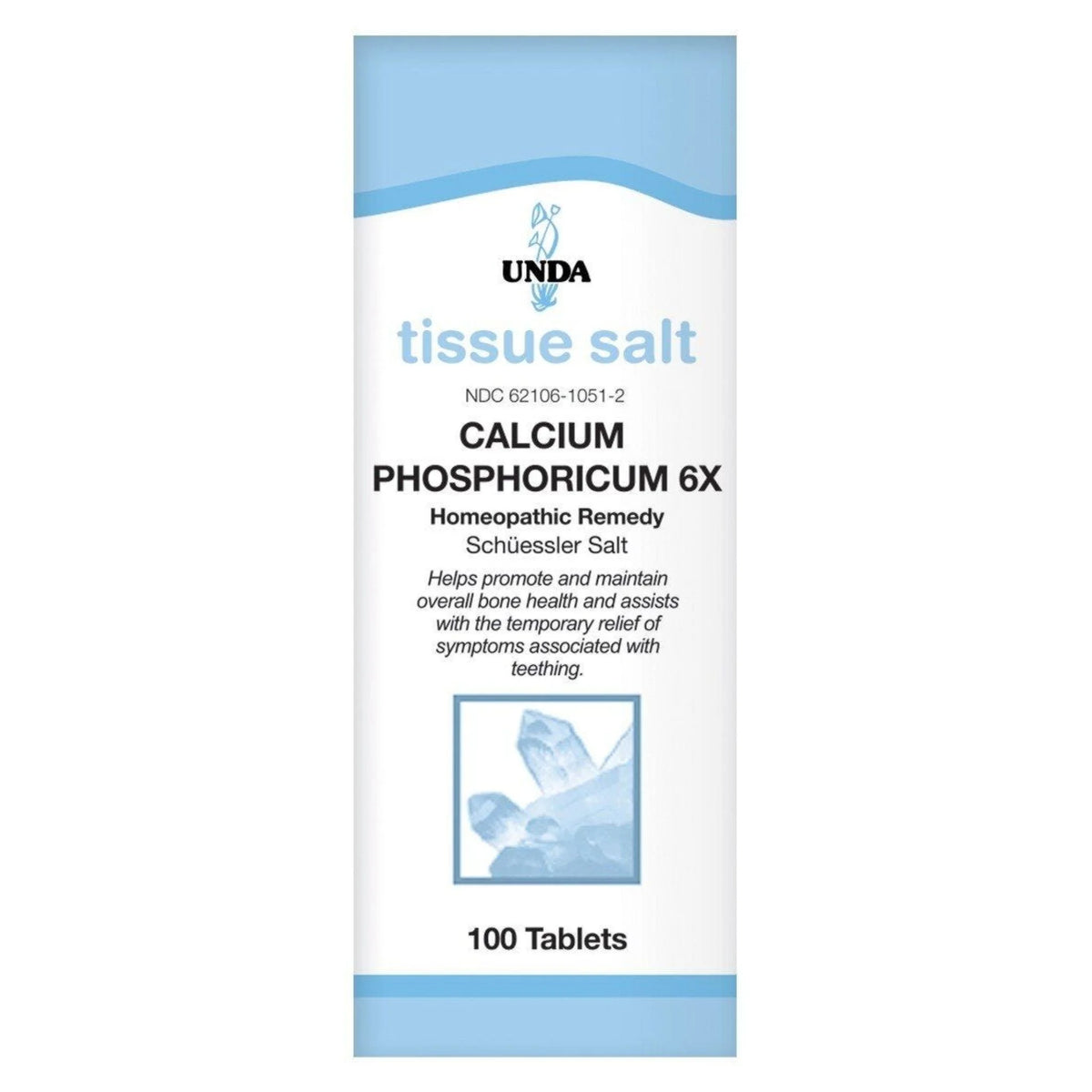 UNDA Calcium Phosphoricum 6X Salt 100 Tablets