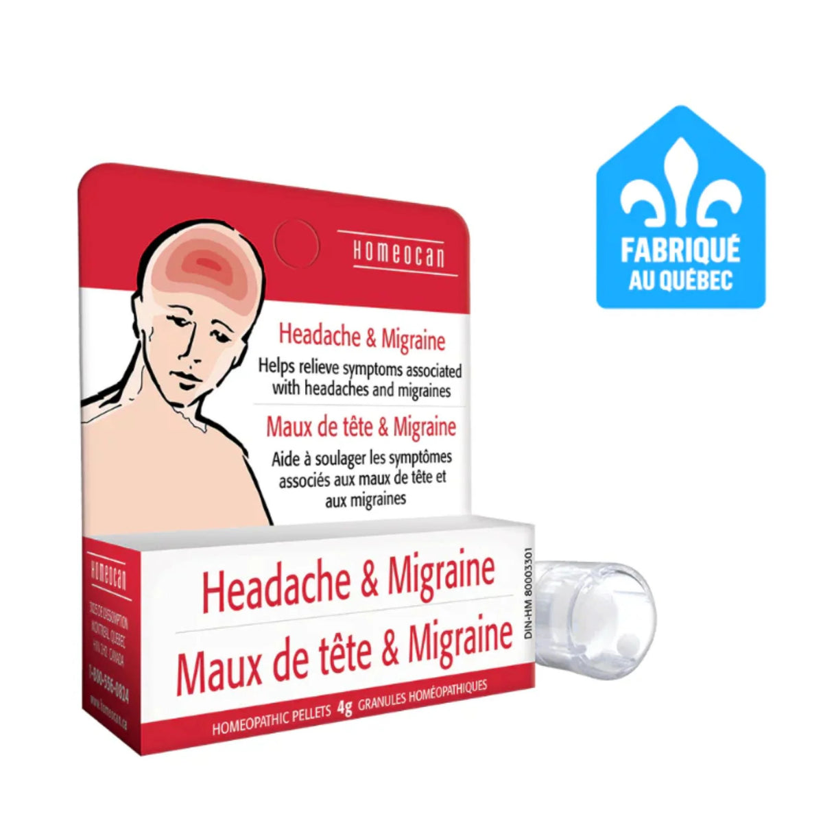 Homeocan Headache & Migraine Pellets 4 g