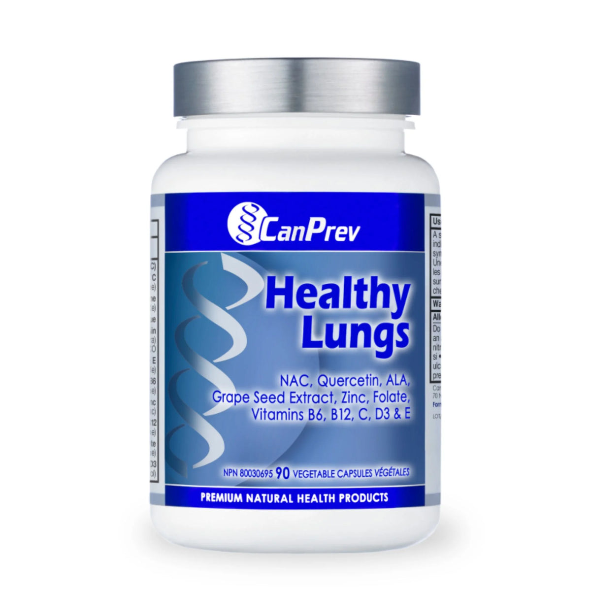 CanPrev Healthy Lungs 90 Vegan Capsules - Nature's Source Inc