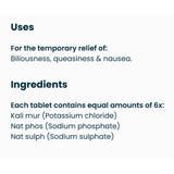 Schuessler Tissue Salts COMB S 6X 125 Tablets