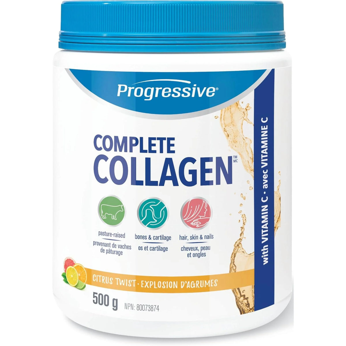 Progressive Complete Collagen Citrus Splash 500g