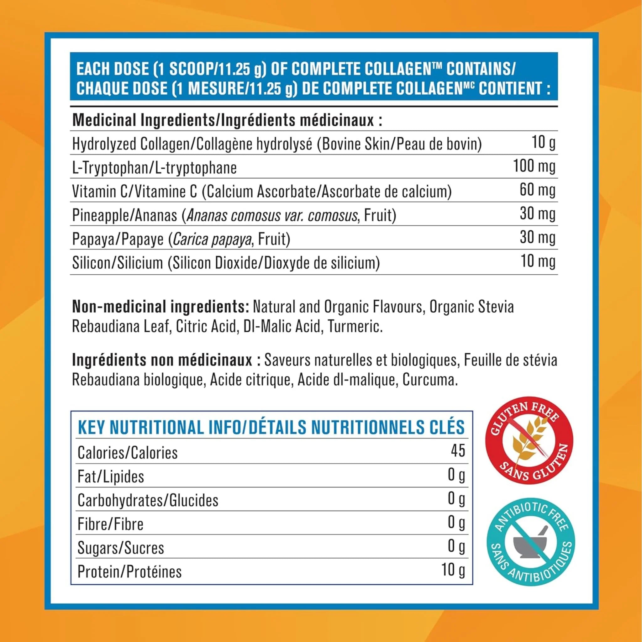 Progressive Complete Collagen Citrus Splash 500g