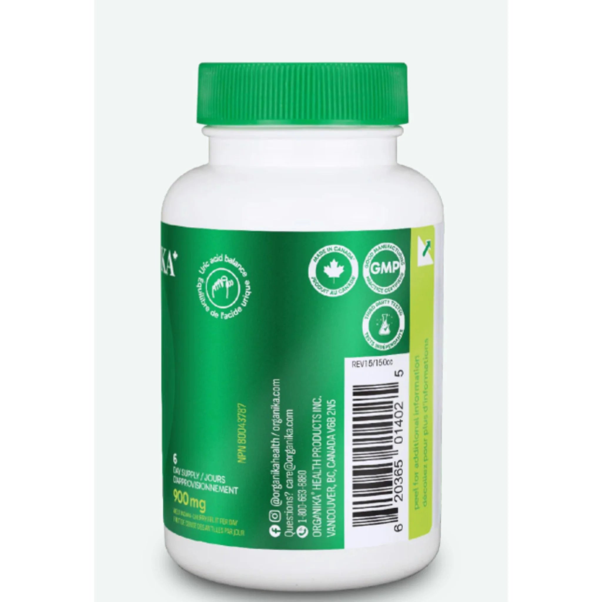Organika Health Products Goutrin 120vc - Nature's Source Inc