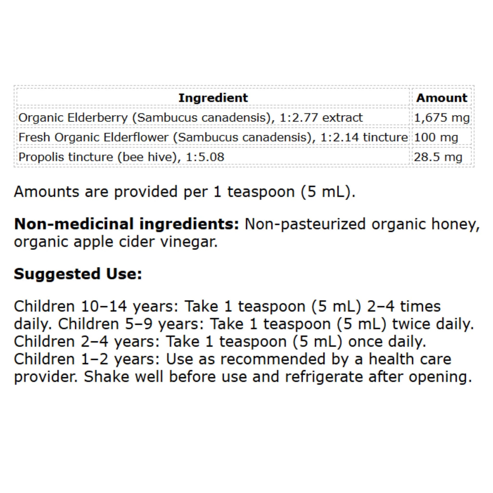 Suro Kids Elderberry Syrup 118ml