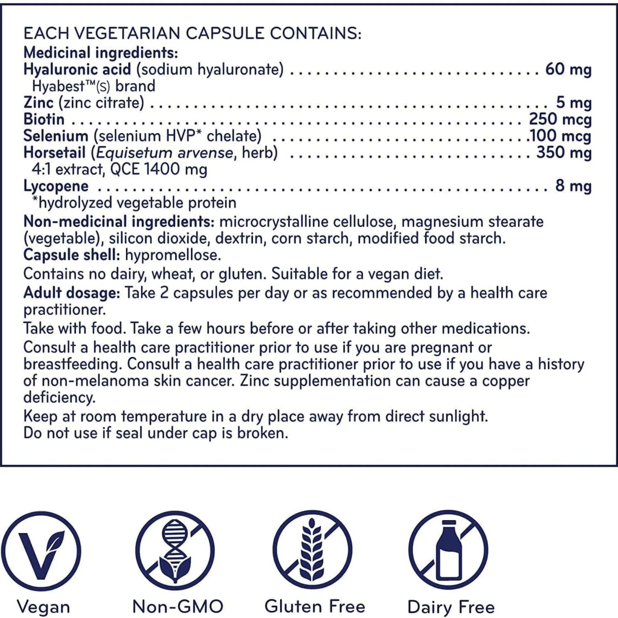 Sisu Skin, Hair And Nails 60 Veg Capsules