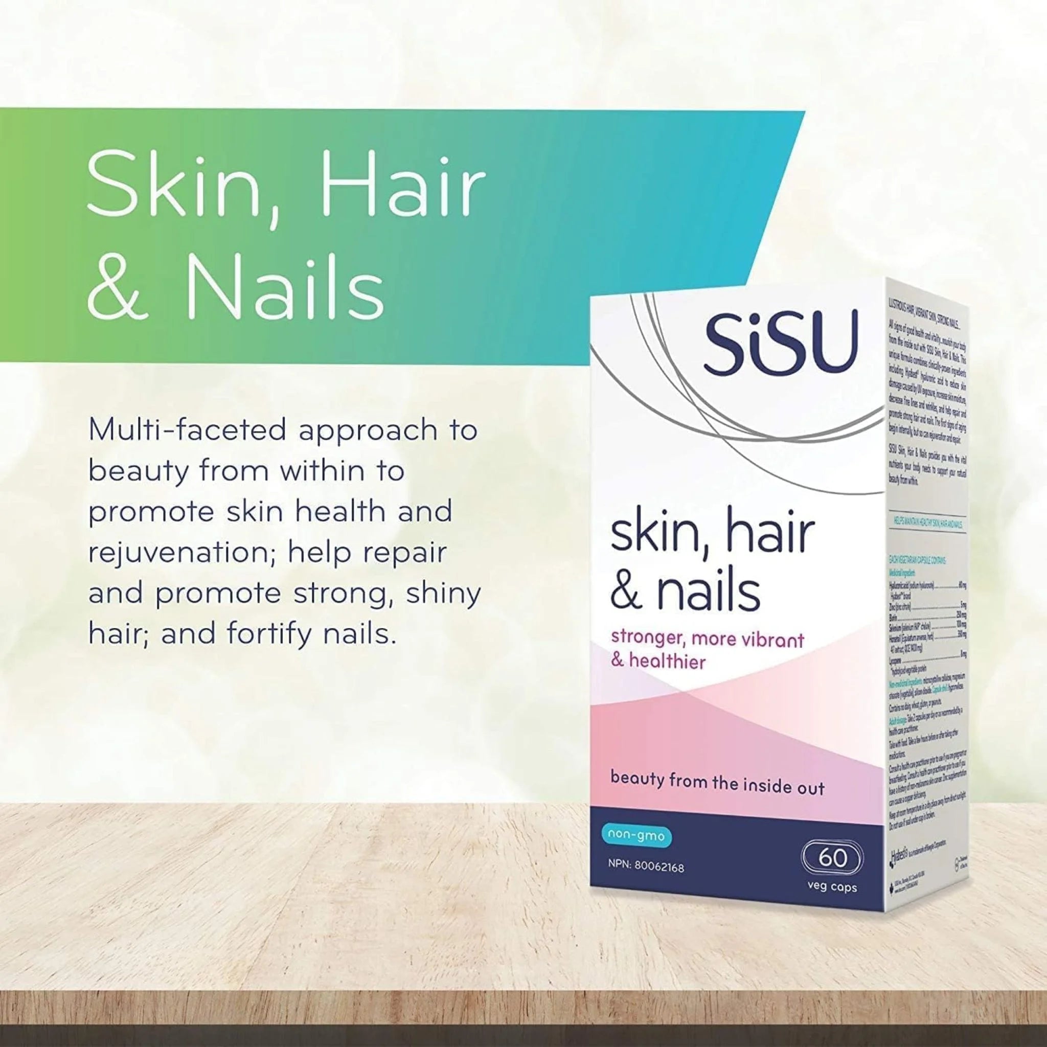 Sisu Skin, Hair And Nails 60 Veg Capsules