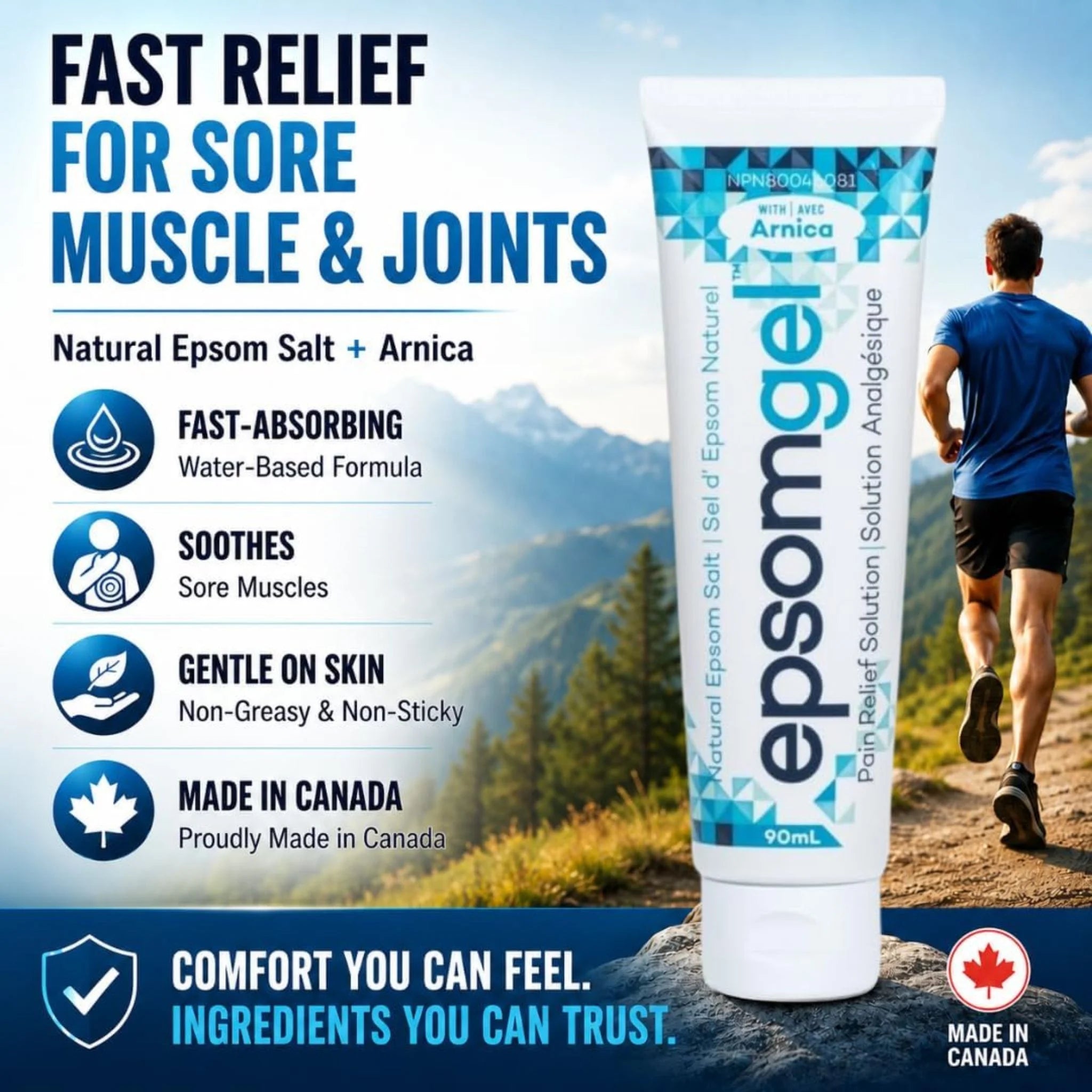 Epsom Gel Pain-Relief 90ml