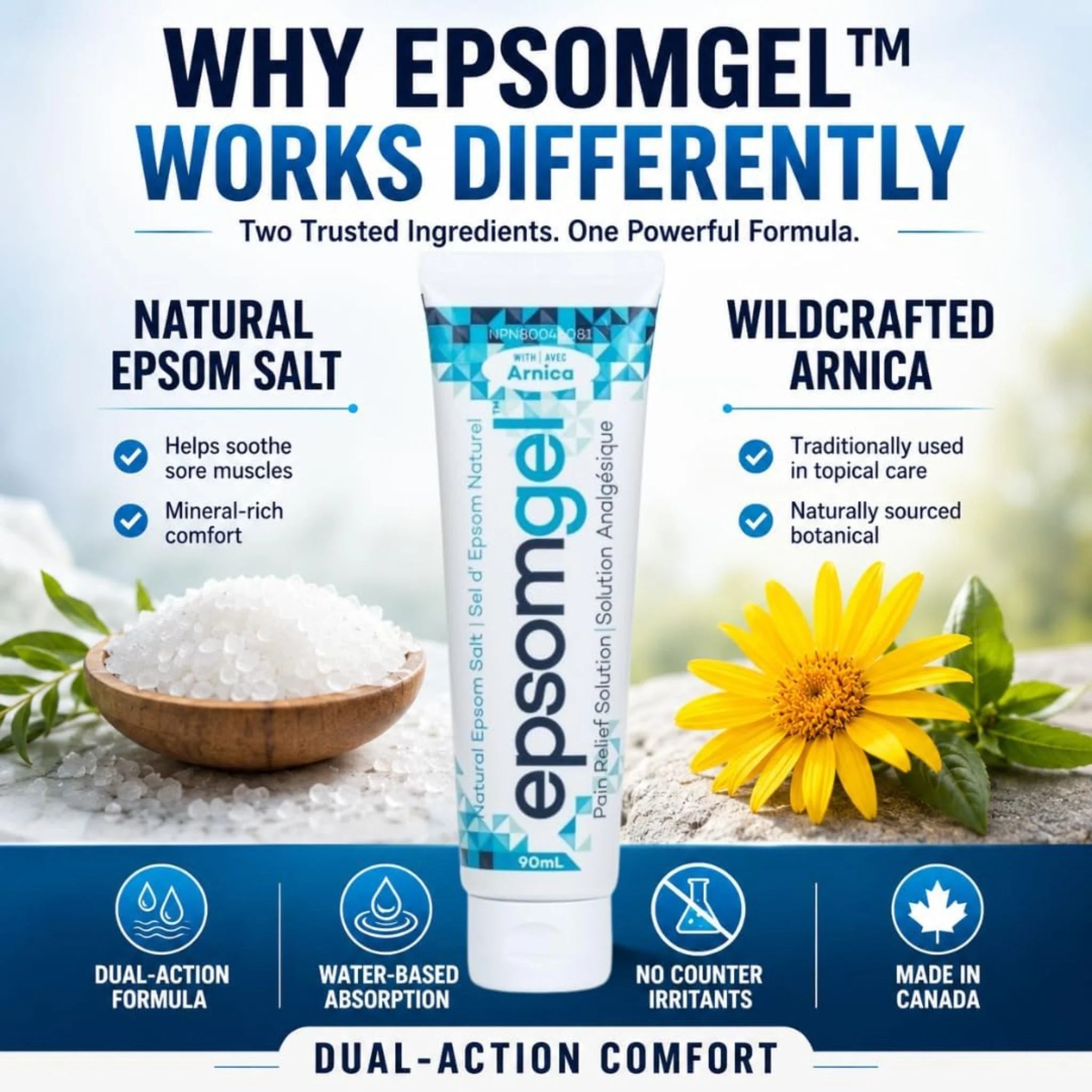 Epsom Gel Pain-Relief 90ml