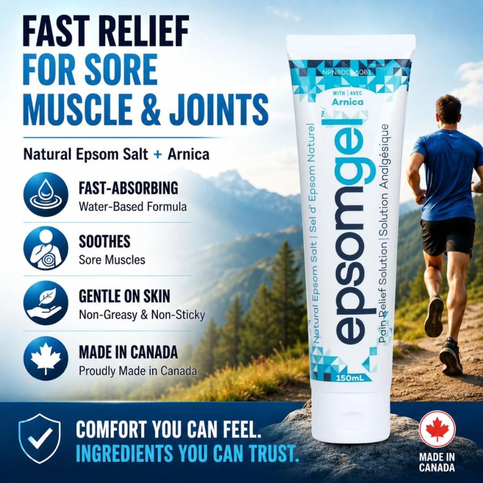 Epsom Gel Pain-Relief 150ml