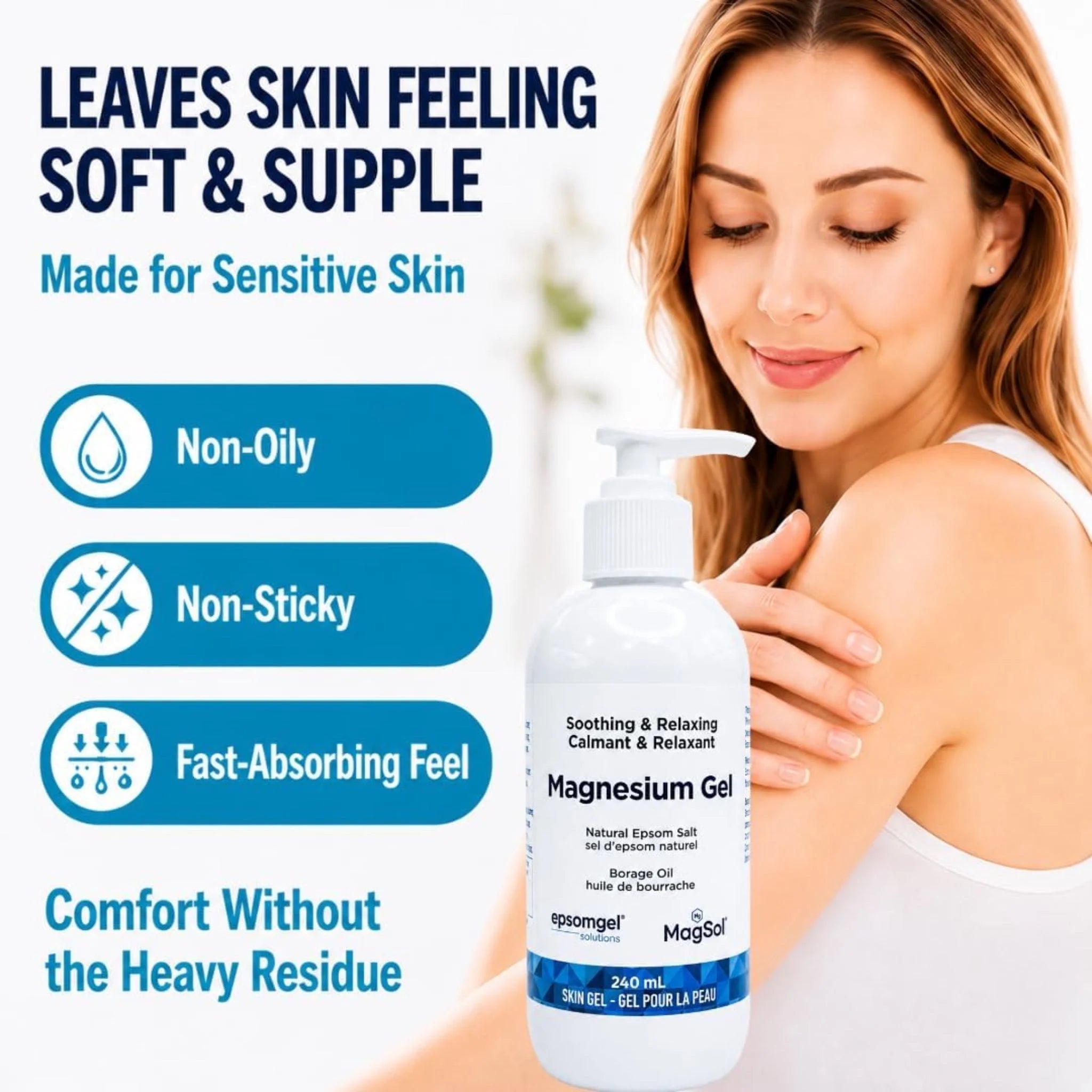 Epsom Gel MagSol 240 ml