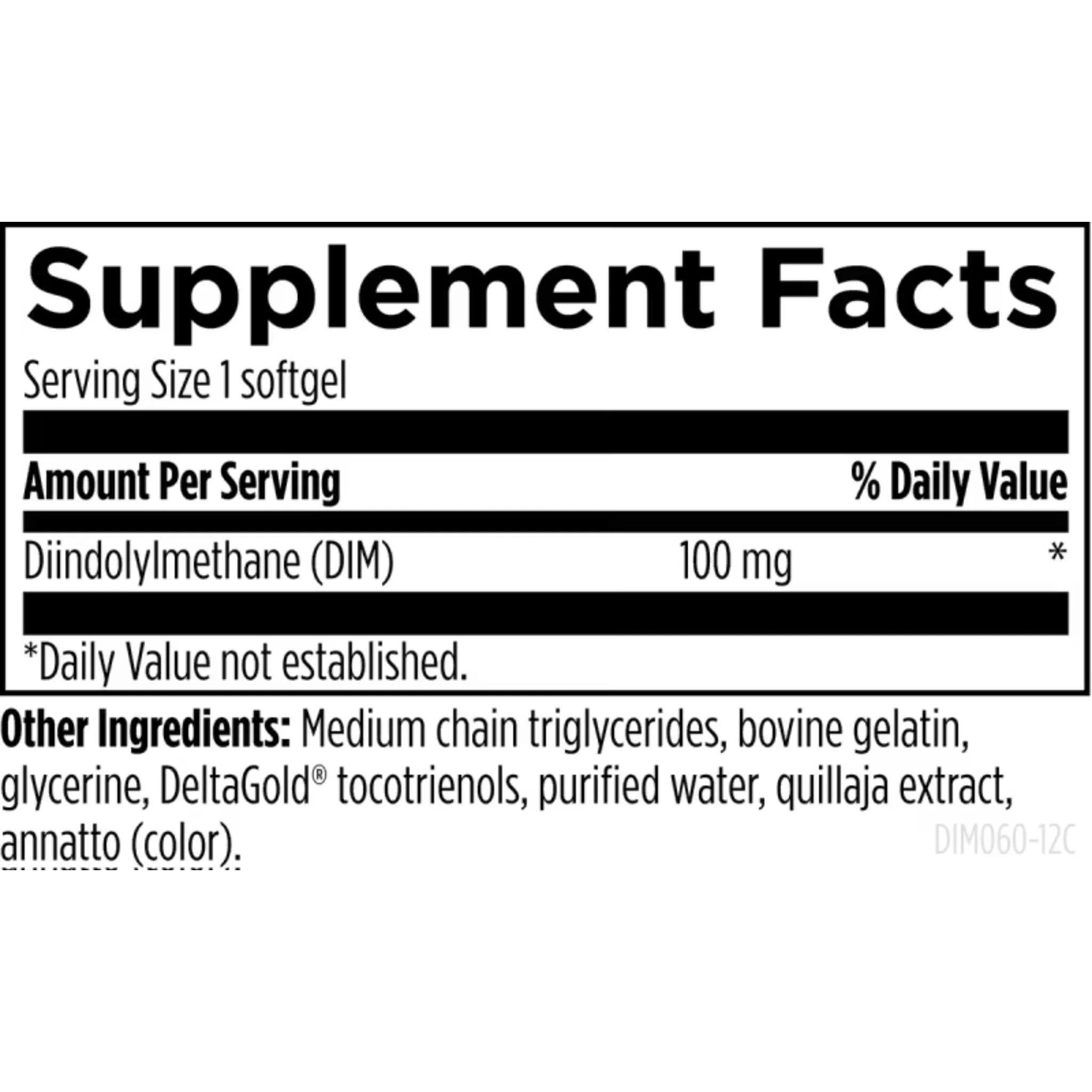 Designs For Health DIM Evail 60 Softgels - Nature's Source Inc