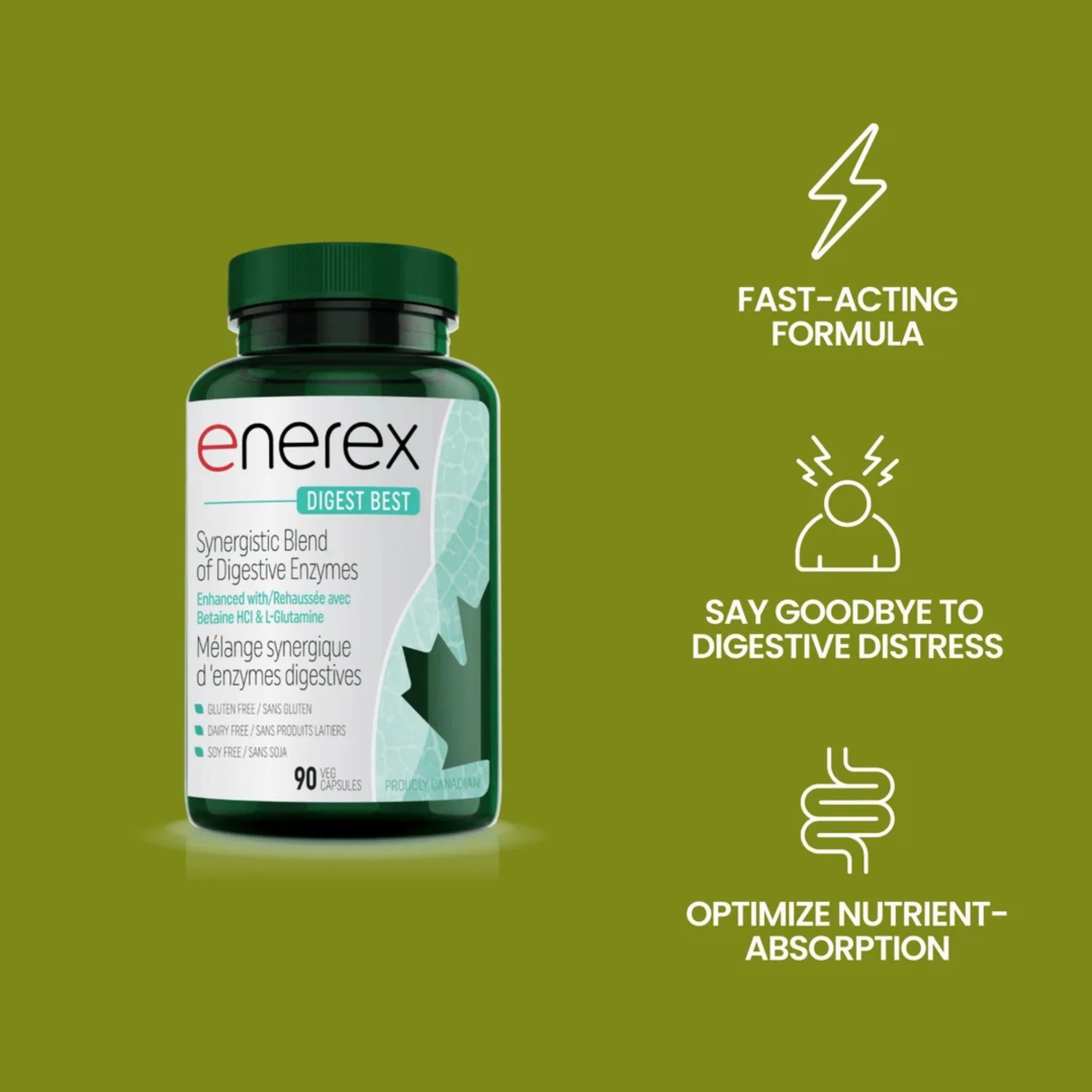 Enerex Digest Best - 90 veggie capsules